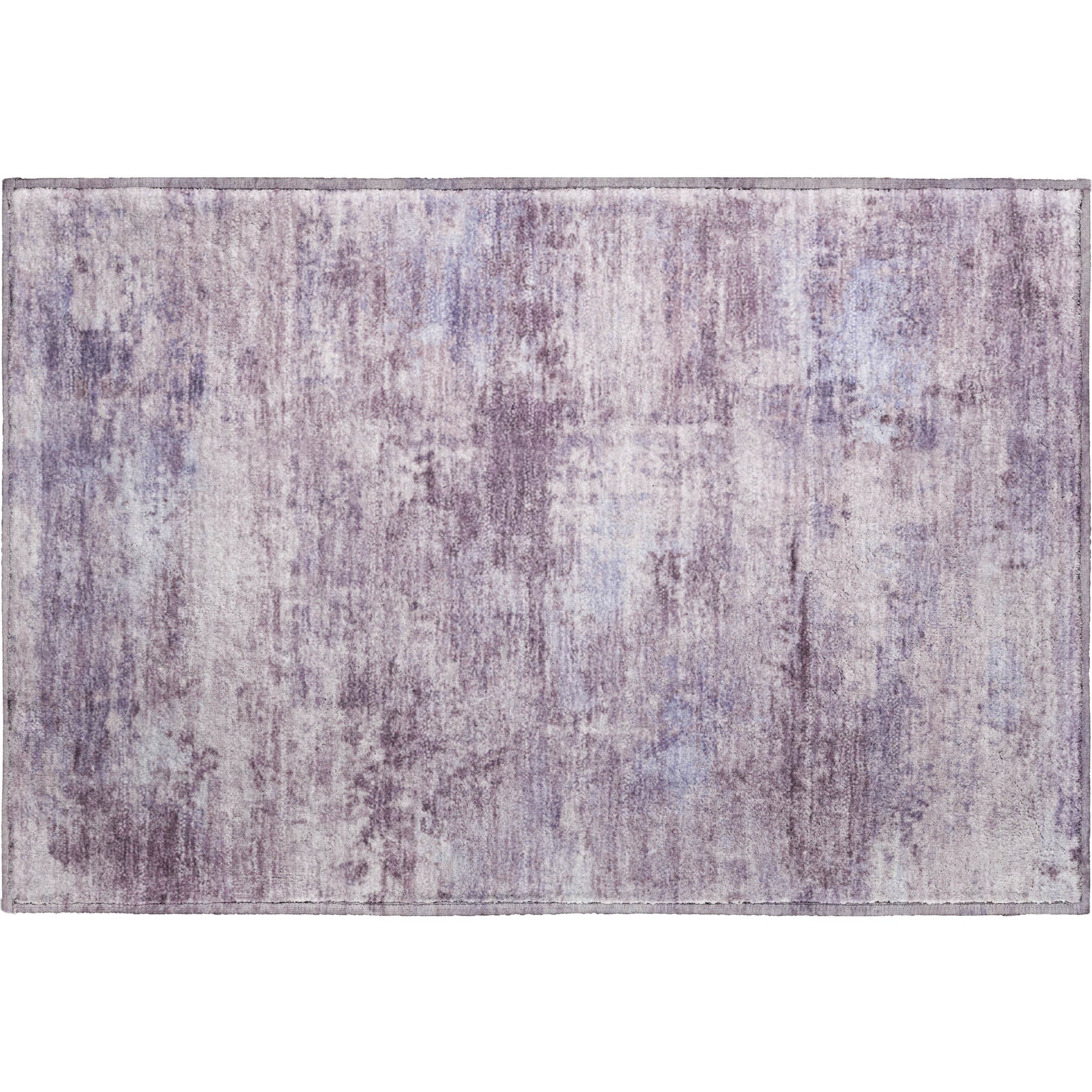 Chiang Mai Machine Washable Traditional Lavender Purple Rug 1'8" x 2'6" #shape_Rectangle
