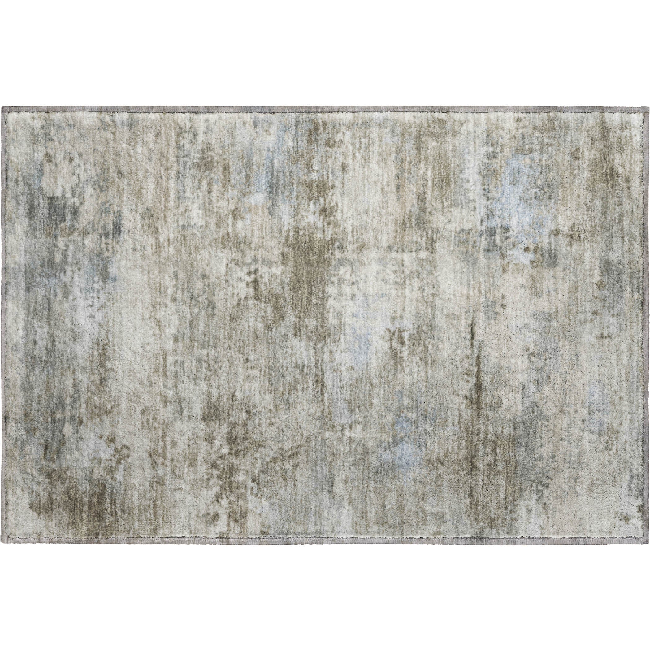 Chiang Mai Machine Washable Traditional Tan Brown Rug 1'8" x 2'6" #shape_Rectangle