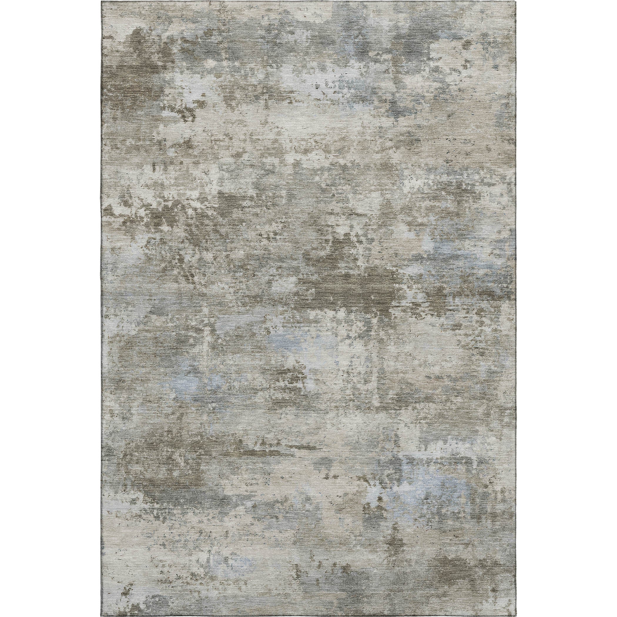 Chiang Mai Machine Washable Traditional Tan Brown Rug 3' x 5' #shape_Rectangle