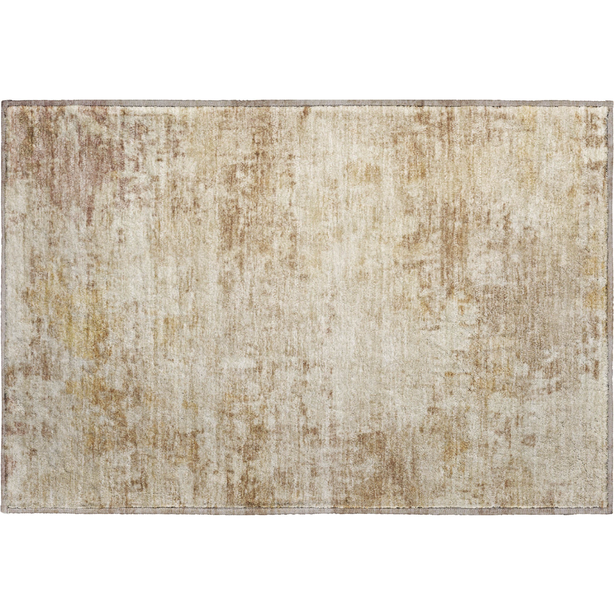 Bogota Machine Washable Traditional Beige Brown Rug 1'8" x 2'6" #shape_Rectangle