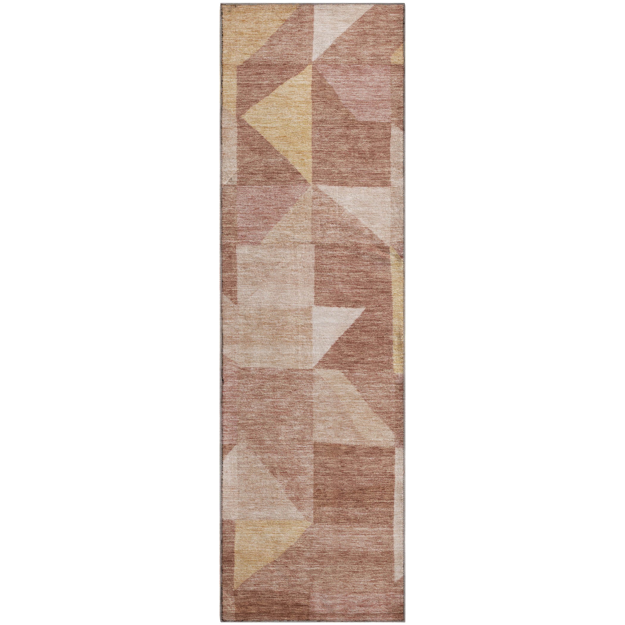 Kathmandu Machine Washable Transitional Blush Pink Rug 2'3" x 7'6" #shape_Runner