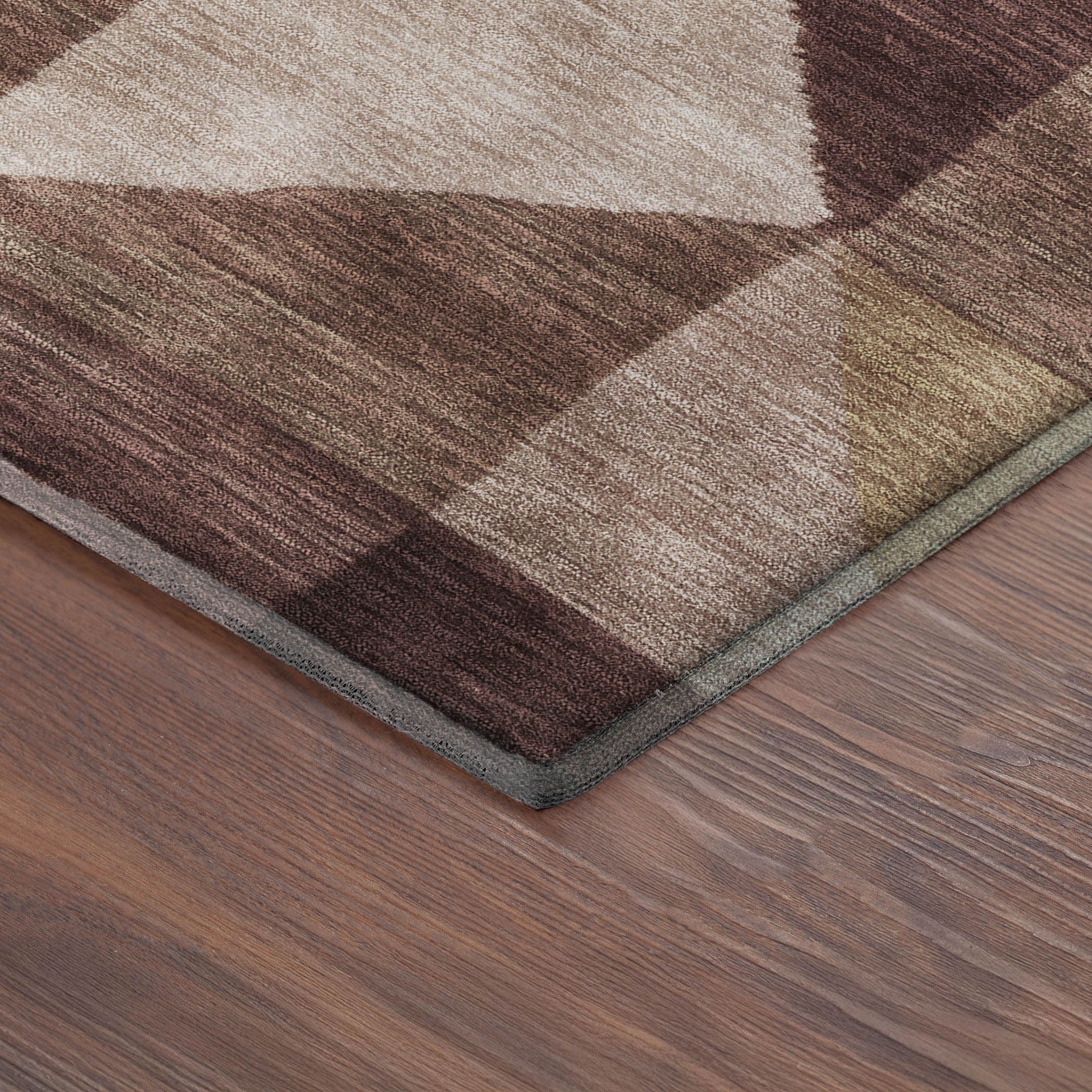 Kathmandu Machine Washable Transitional Burgundy Red Rug 1'8" x 2'6" #shape_Rectangle
