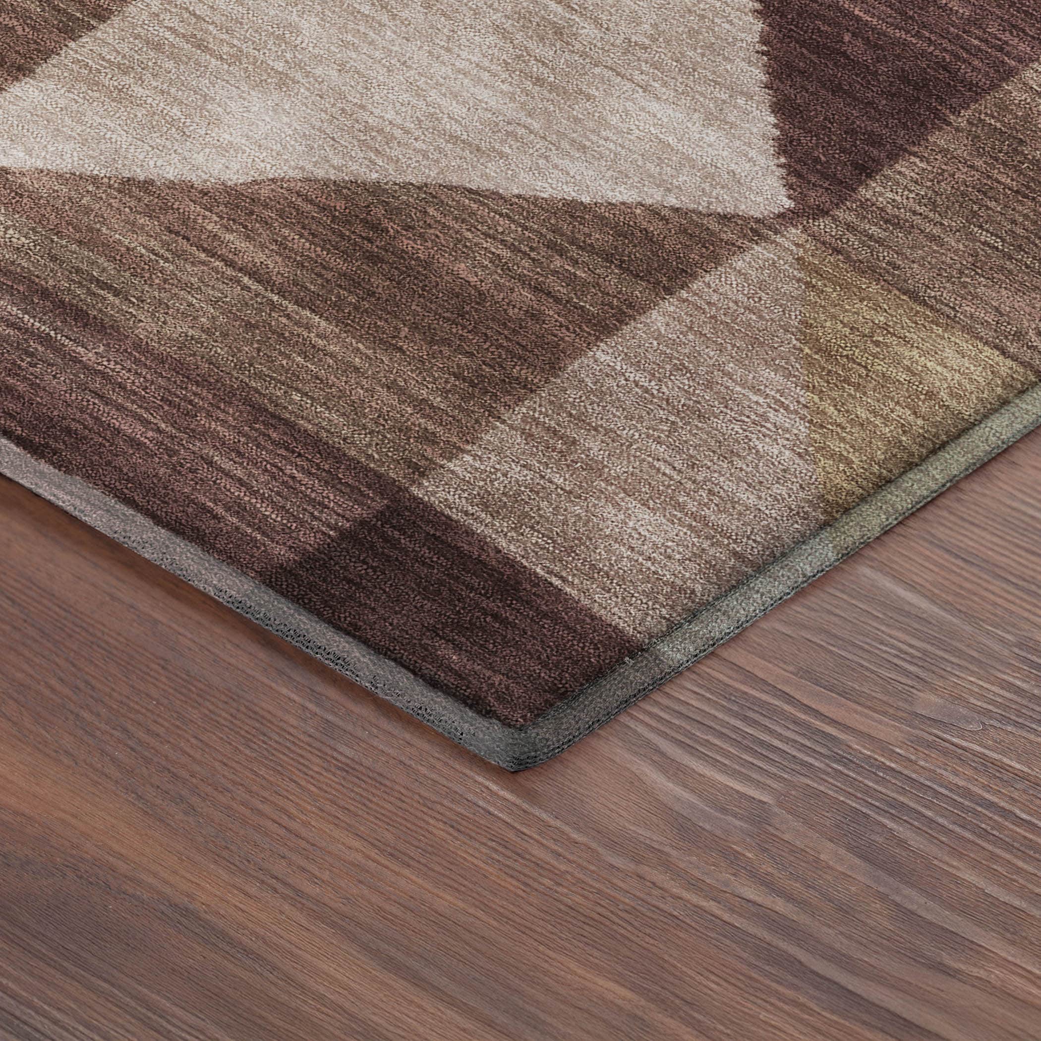 Kathmandu Machine Washable Transitional Burgundy Red Rug 1'8" x 2'6" #shape_Rectangle