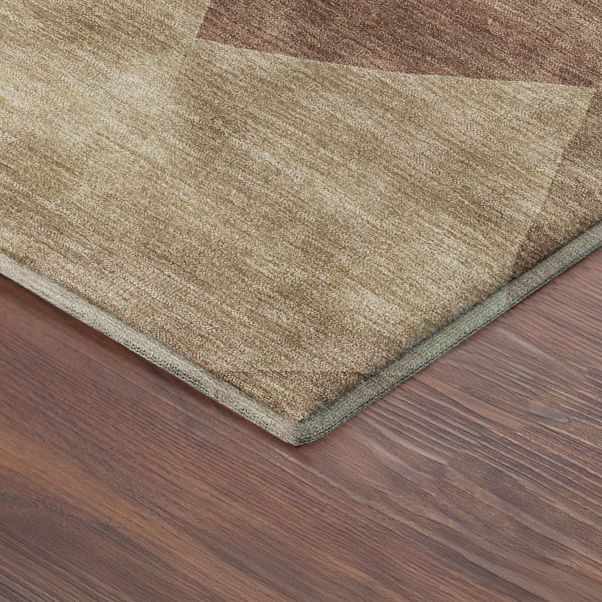 Lisbon Machine Washable Transitional Paprika Orange Rug 1'8" x 2'6" #shape_Rectangle