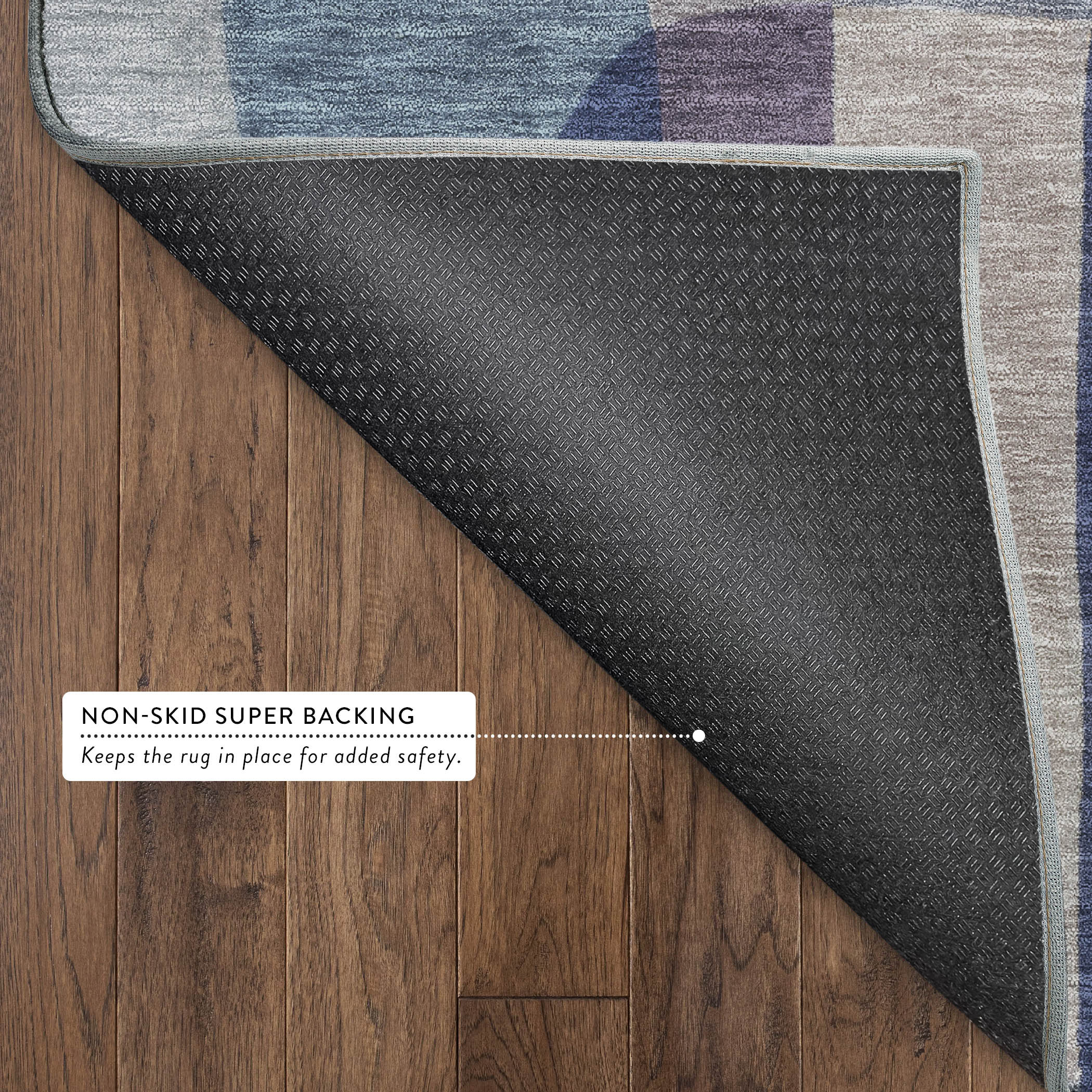 Cusco Machine Washable Transitional Blue Rug 1'8" x 2'6" #shape_Rectangle