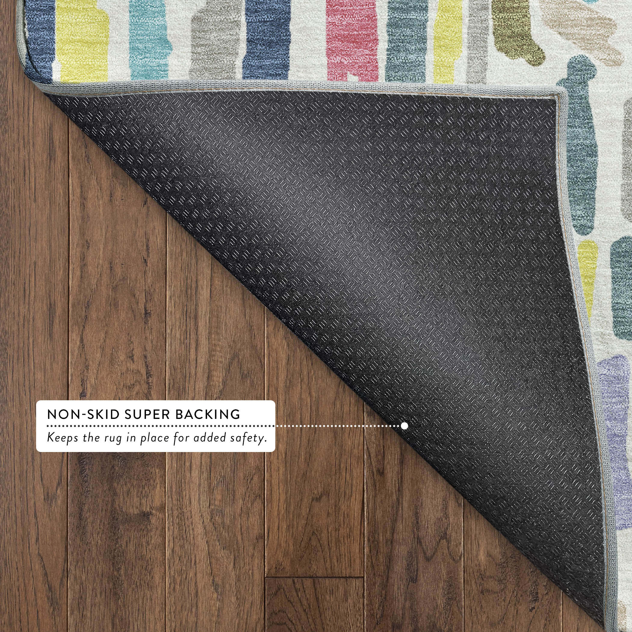 Oaxaca Machine Washable Transitional Ivory Rug 1'8" x 2'6" #shape_Rectangle