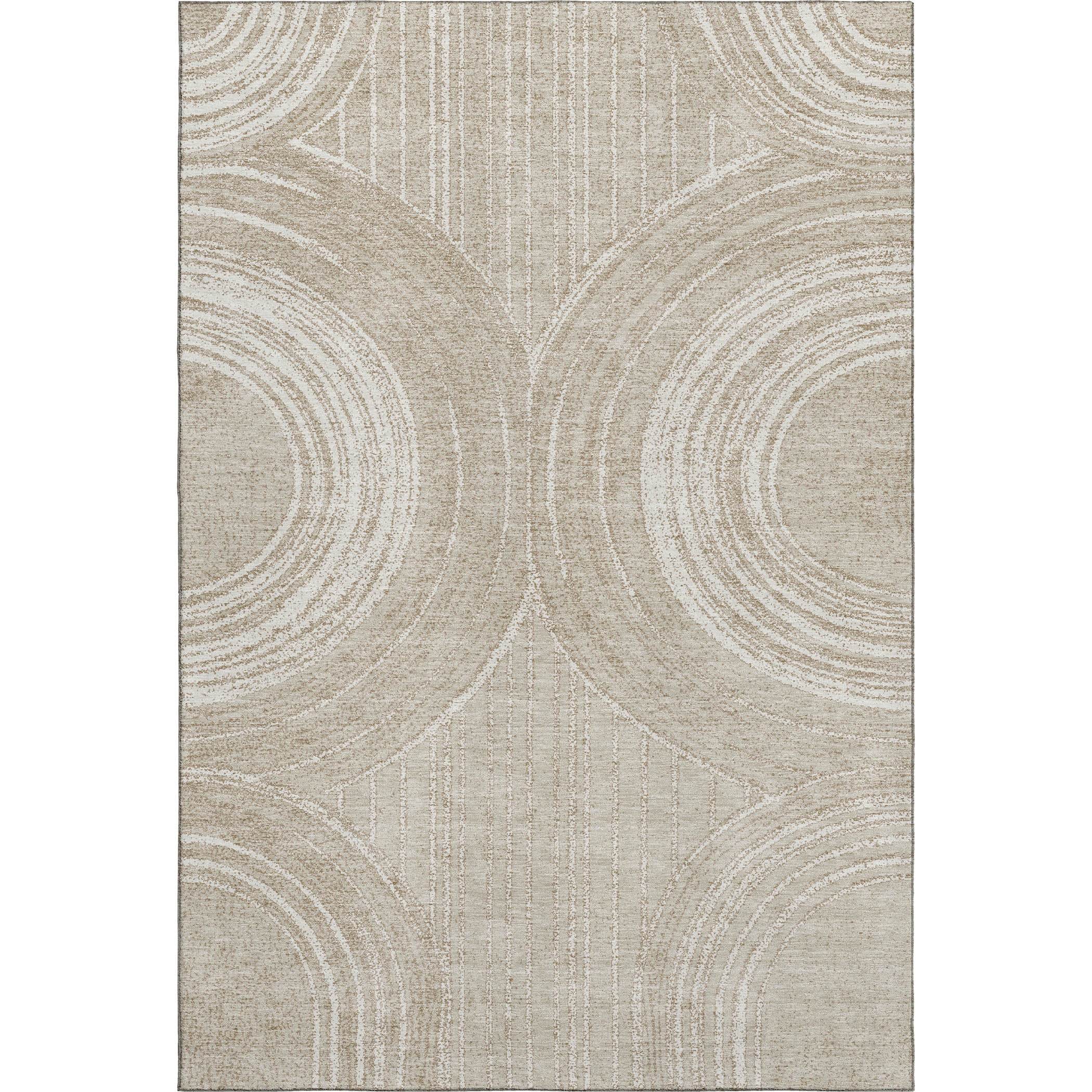 Reykjavik Machine Washable Transitional Beige Brown Rug 3' x 5' #shape_Rectangle