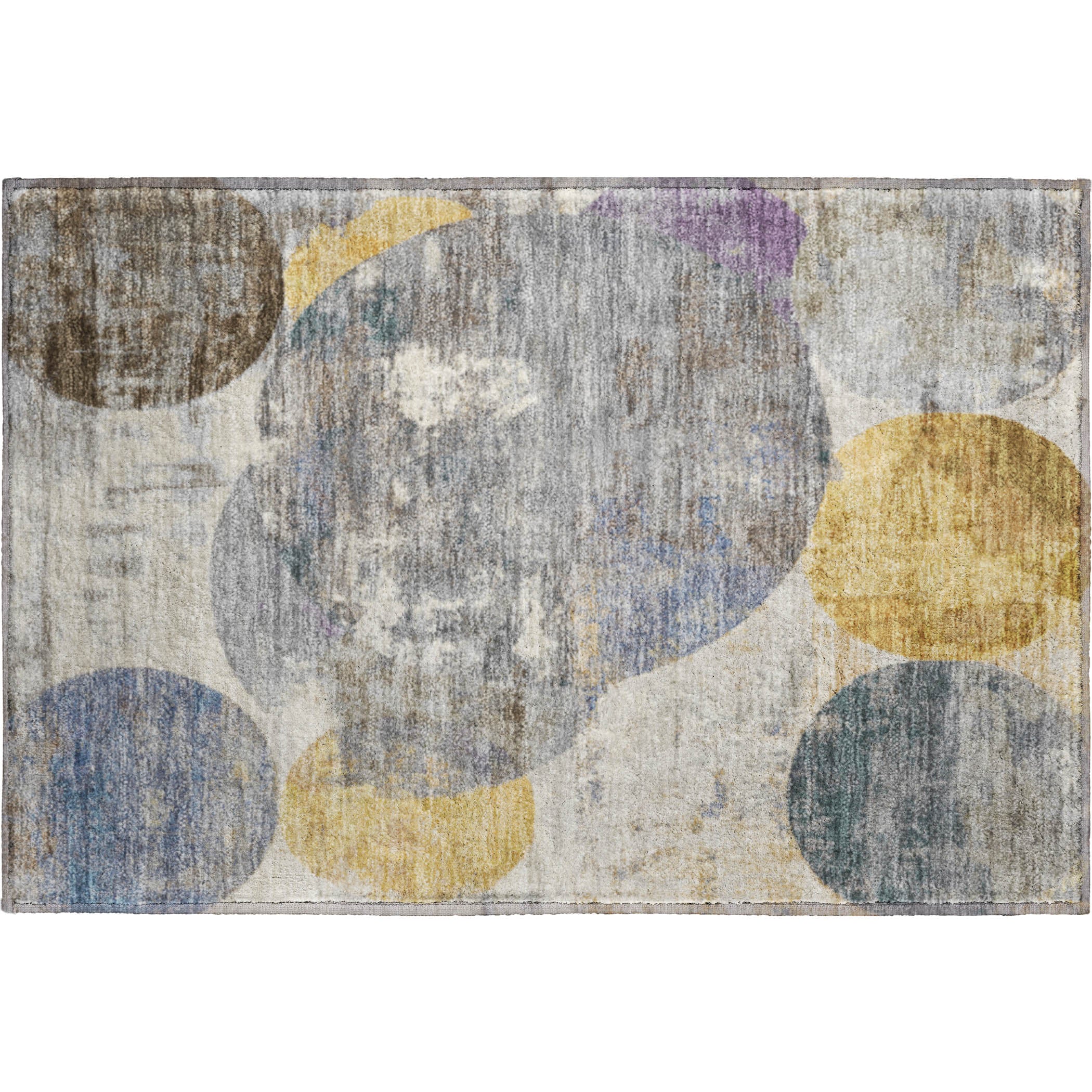 Sintra Machine Washable Transitional Gray Rug 1'8" x 2'6" #shape_Rectangle
