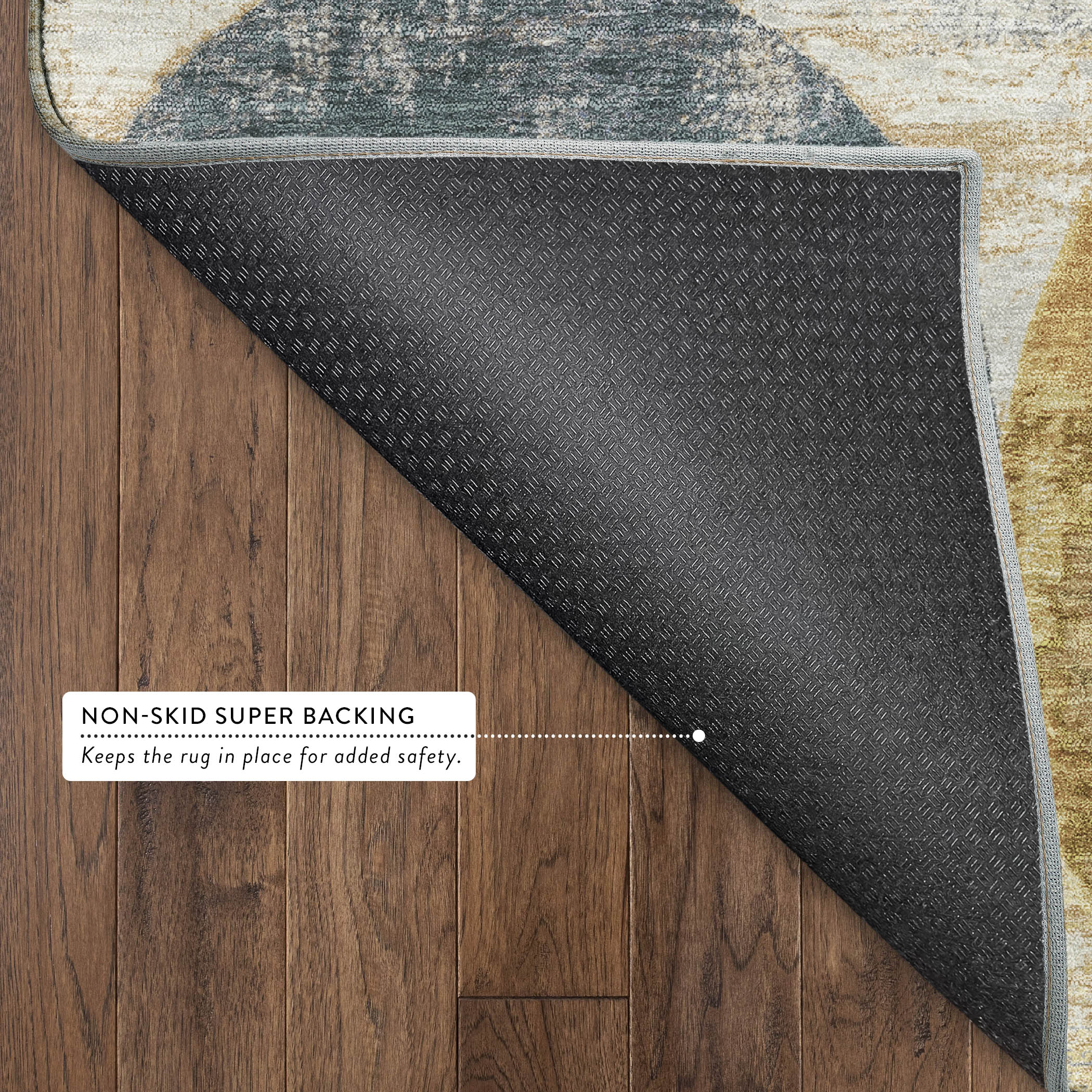 Sintra Machine Washable Transitional Gray Rug 1'8" x 2'6" #shape_Rectangle