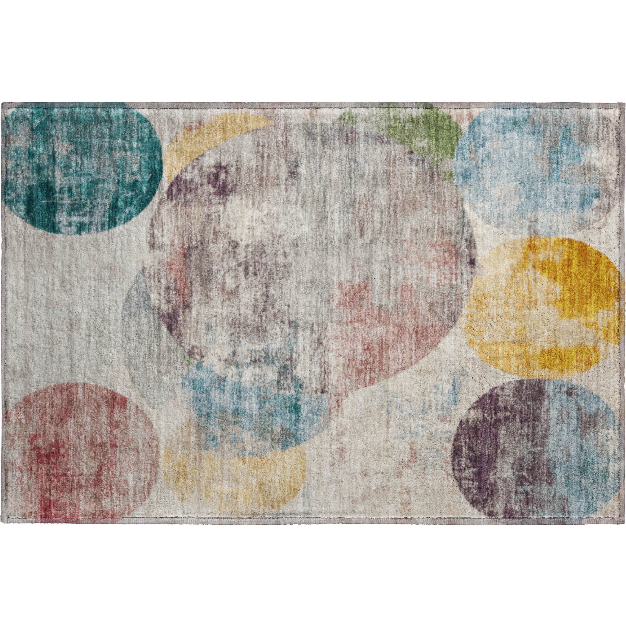 Sintra Machine Washable Transitional Putty Ivory Rug 1'8" x 2'6" #shape_Rectangle