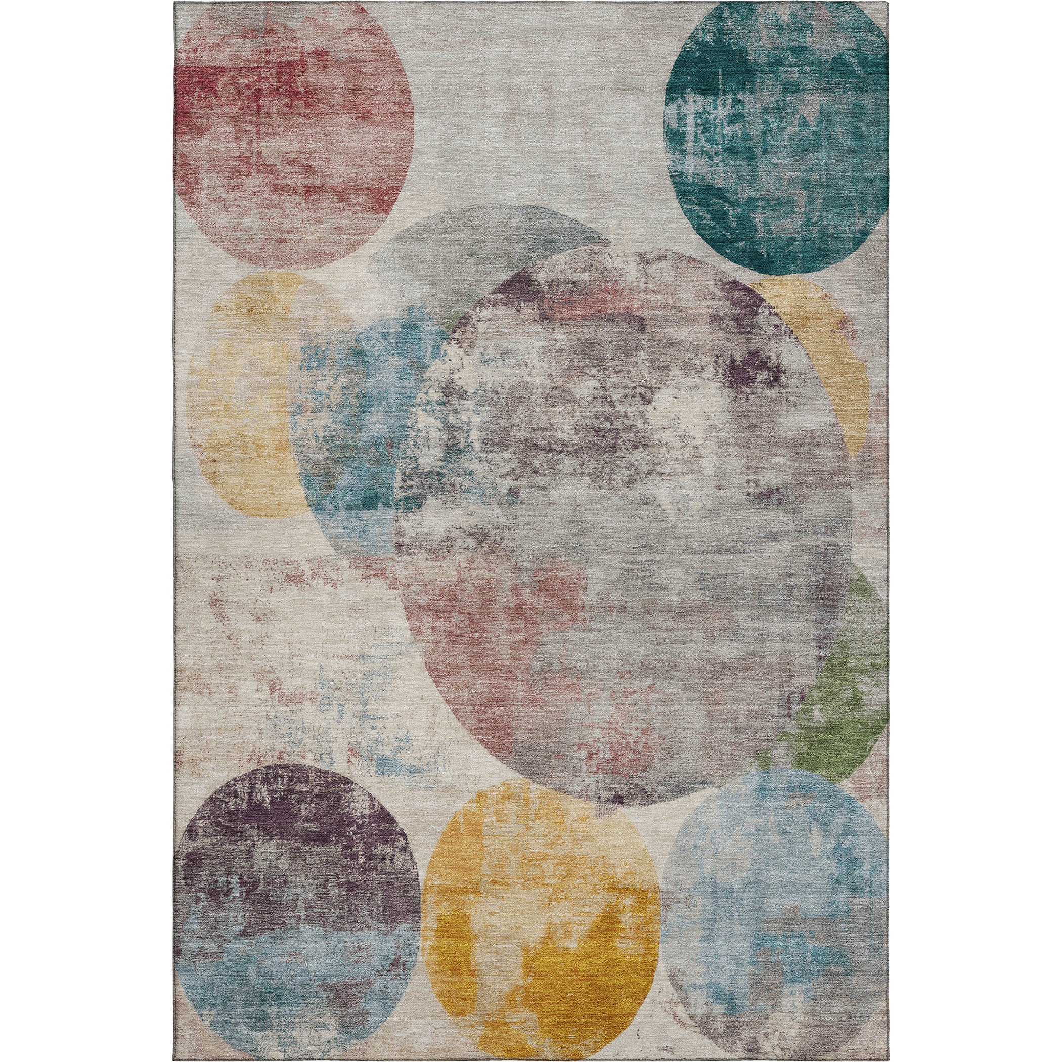 Sintra Machine Washable Transitional Putty Ivory Rug 3' x 5' #shape_Rectangle