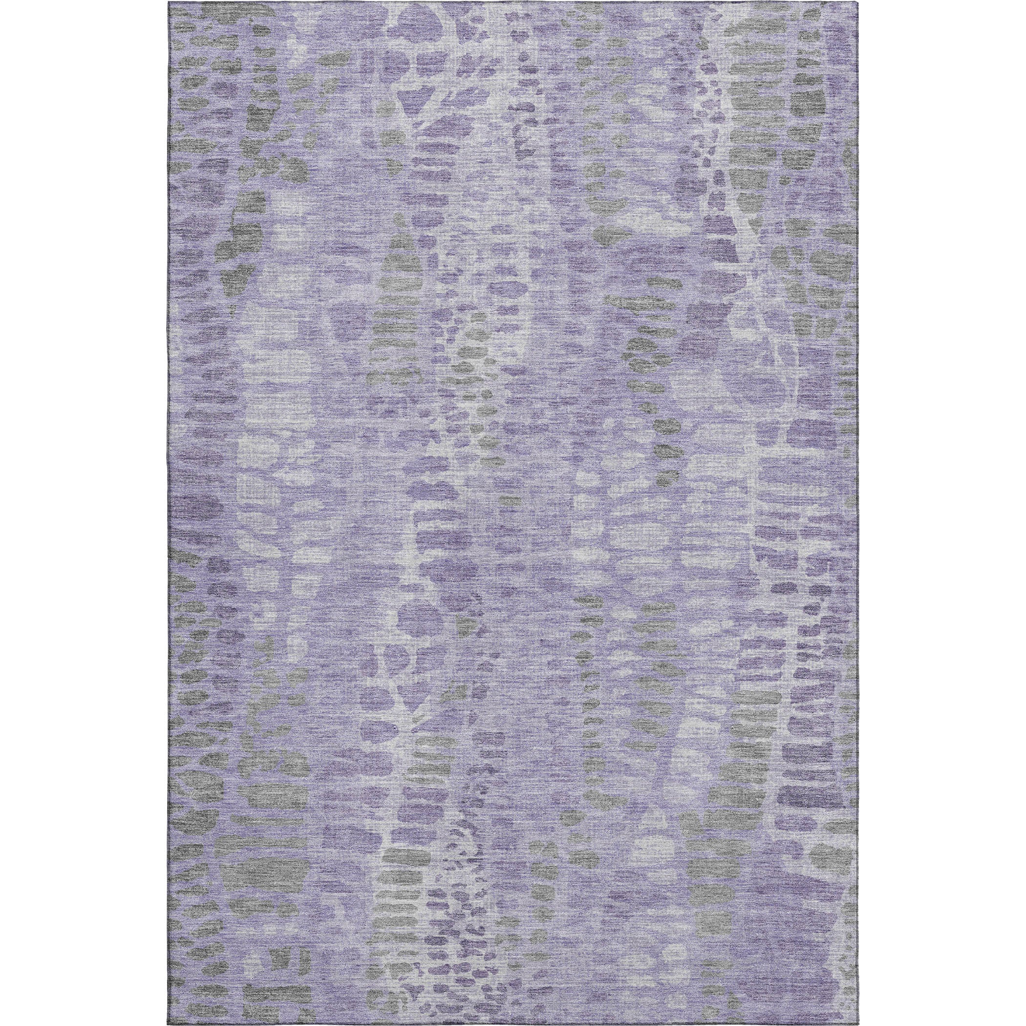Montevideo Machine Washable Transitional Purple Rug 3' x 5' #shape_Rectangle