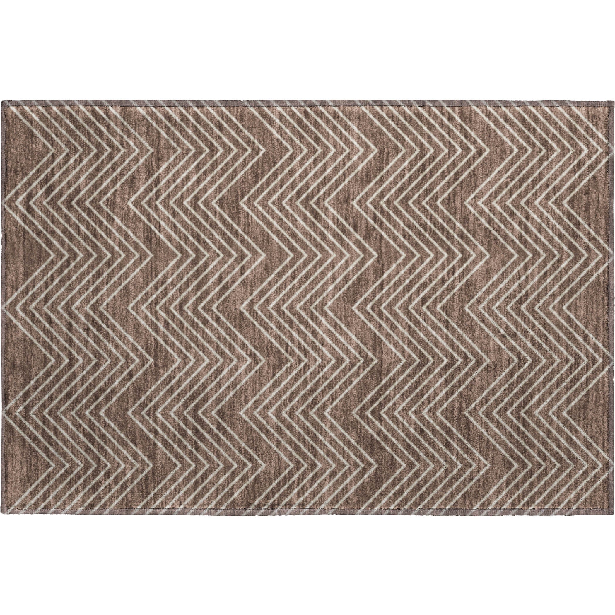Chiang Mai Machine Washable Traditional Brown Rug 1'8" x 2'6" #shape_Rectangle