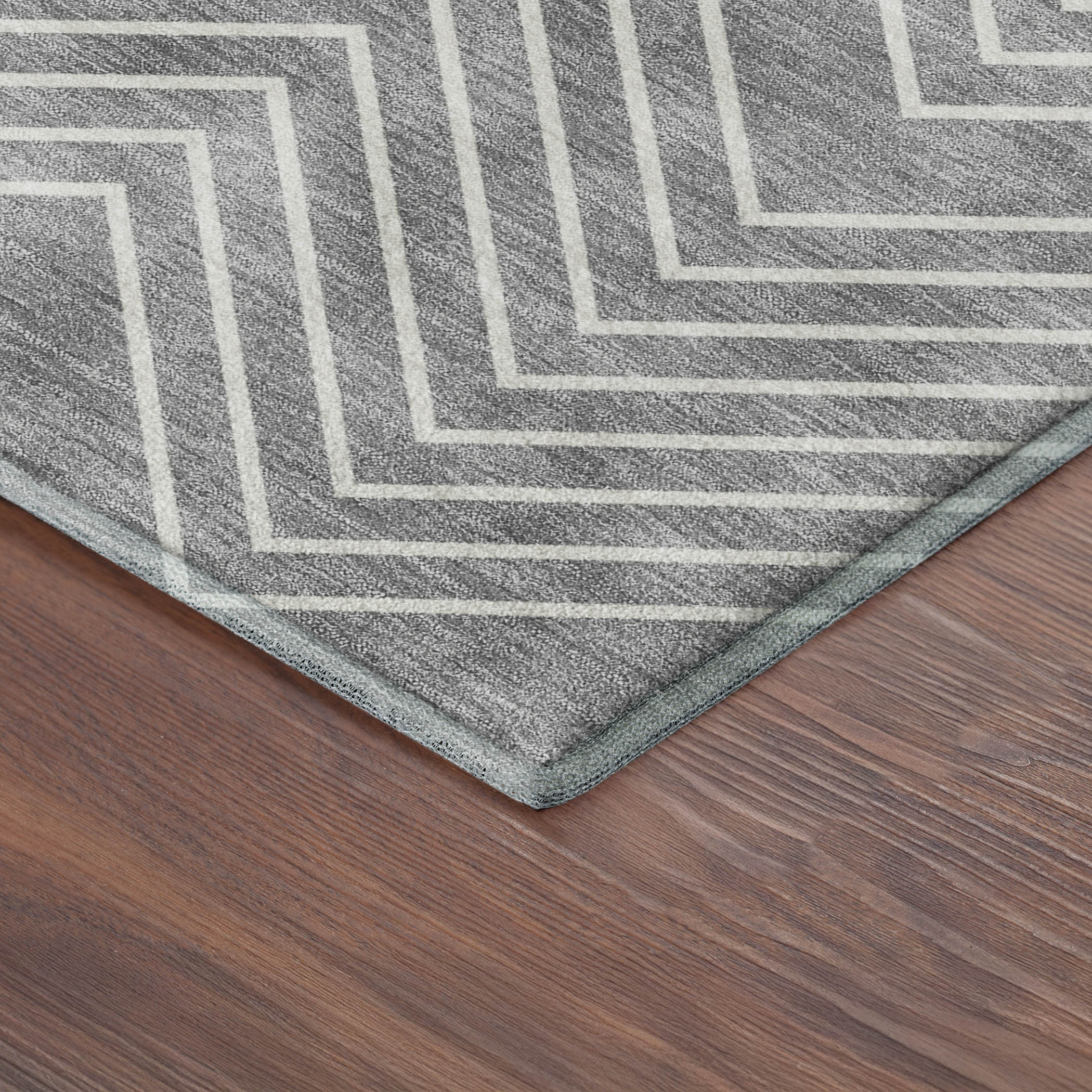 Chiang Mai Machine Washable Transitional Gray Rug 1'8" x 2'6" #shape_Rectangle