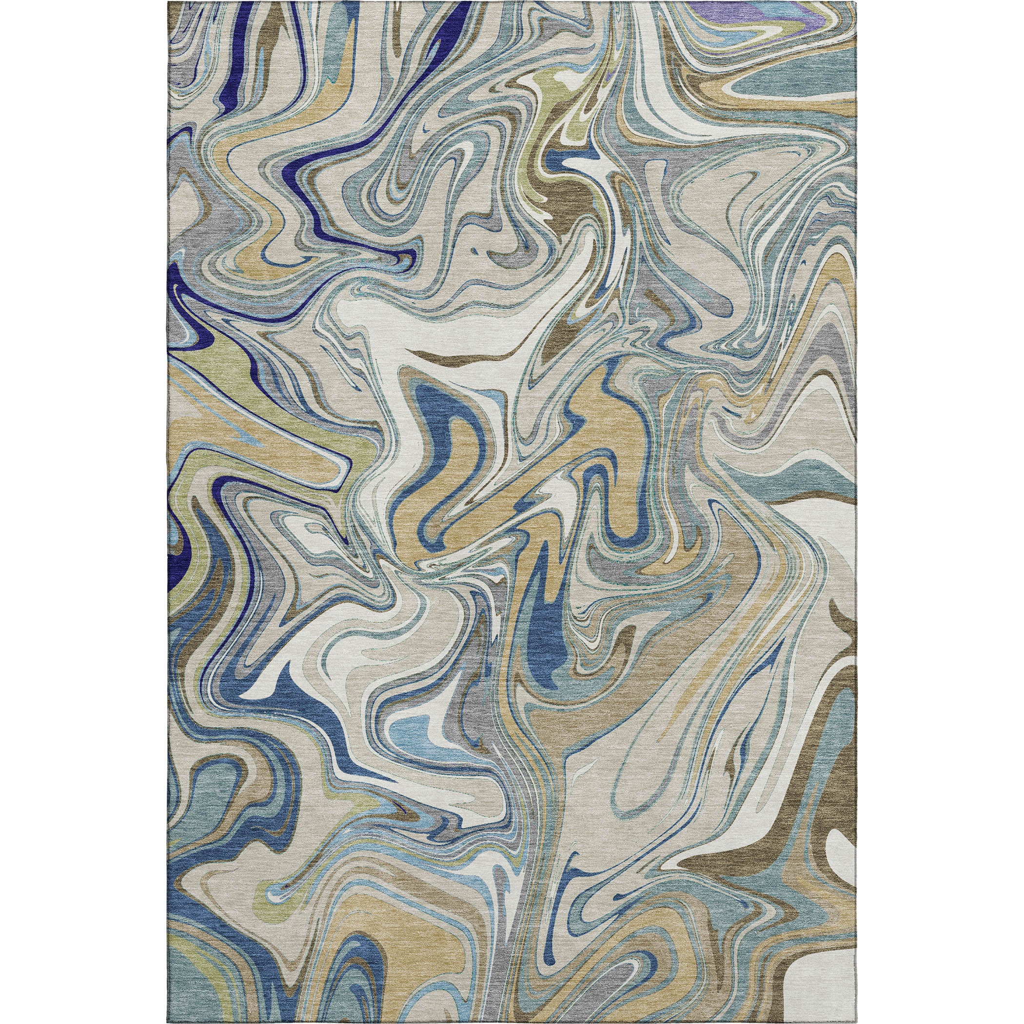 Budapest Machine Washable Transitional Putty Ivory Rug 3' x 5' #shape_Rectangle
