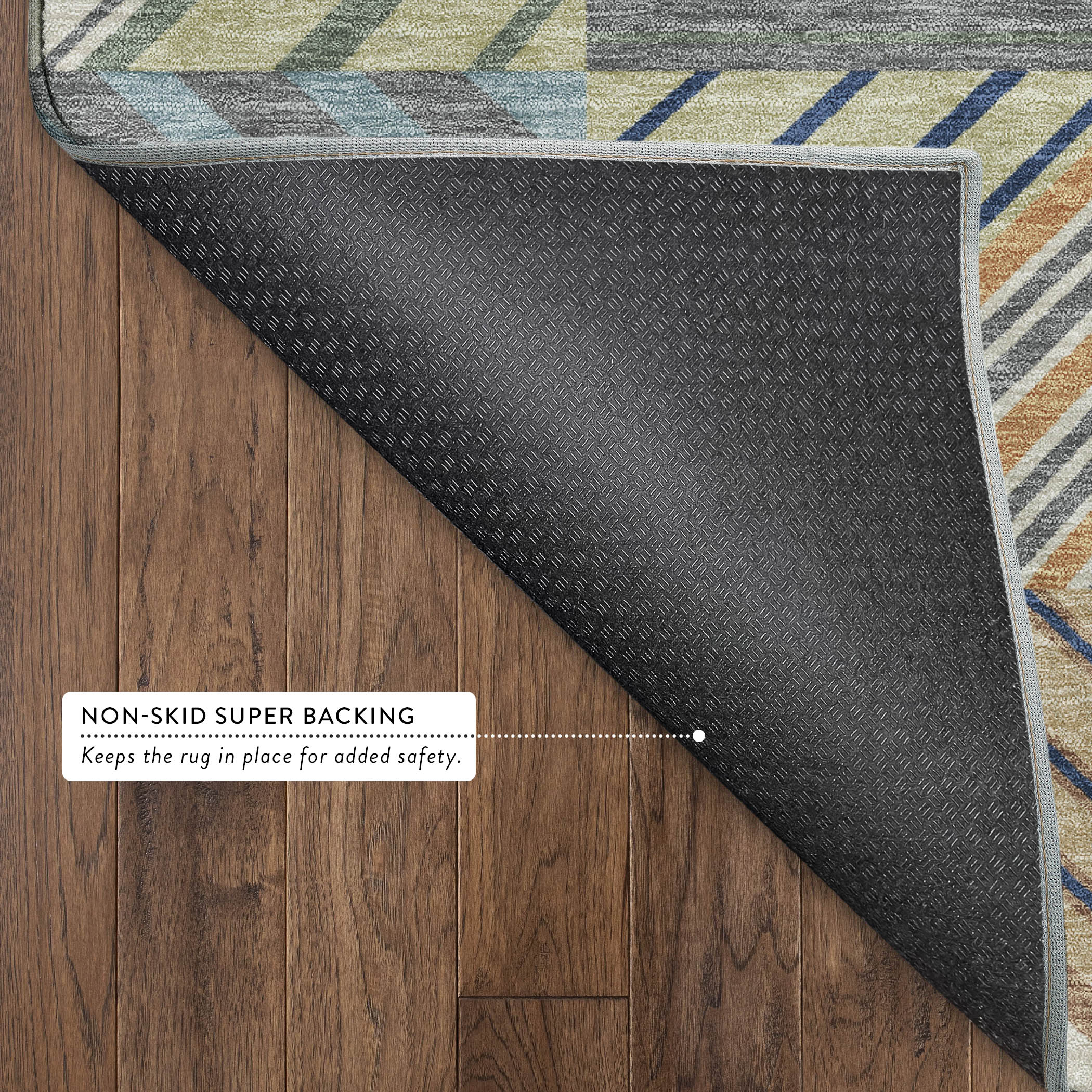 Reykjavik Machine Washable Transitional Beige Brown Rug 1'8" x 2'6" #shape_Rectangle