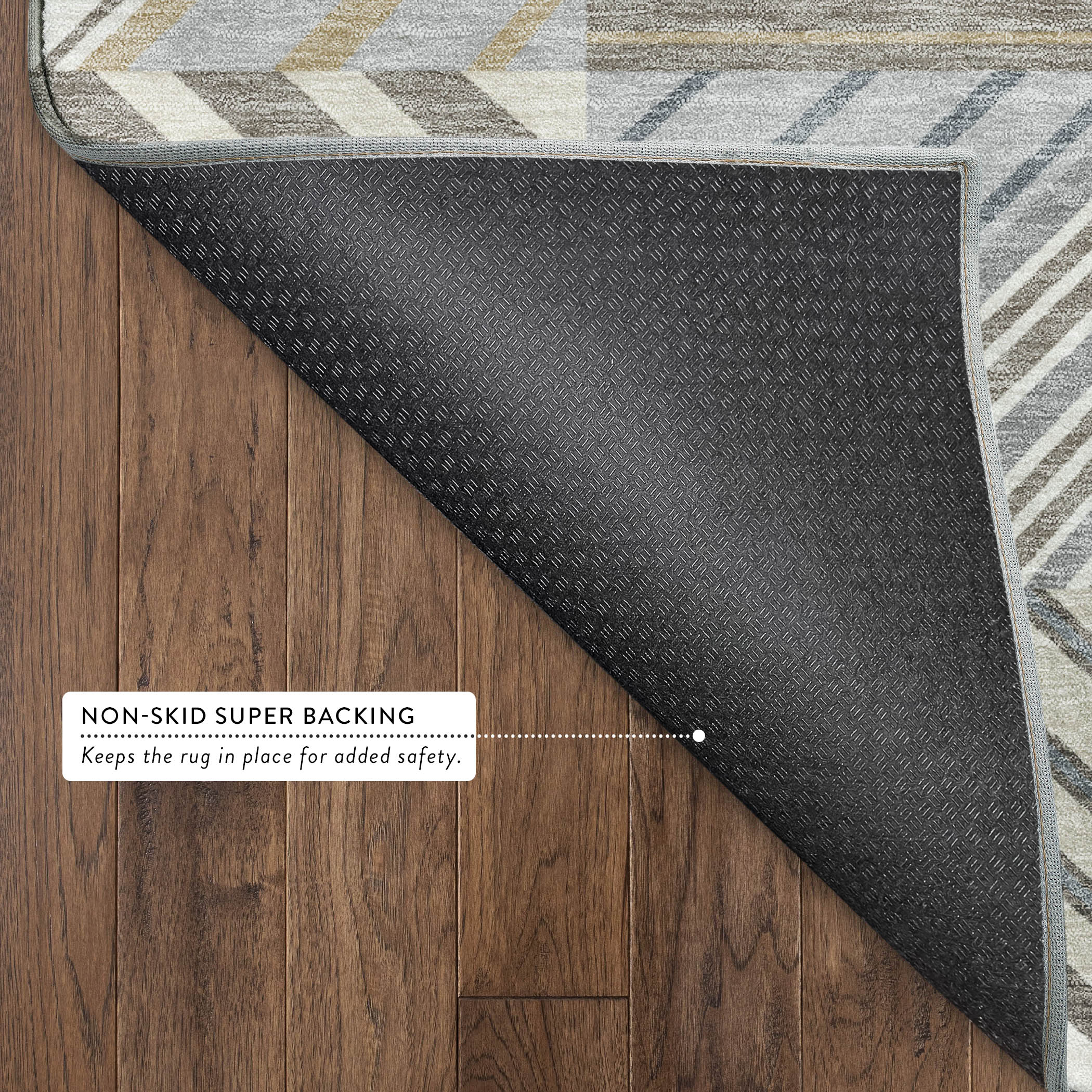 Reykjavik Machine Washable Transitional Ivory Rug 1'8" x 2'6" #shape_Rectangle