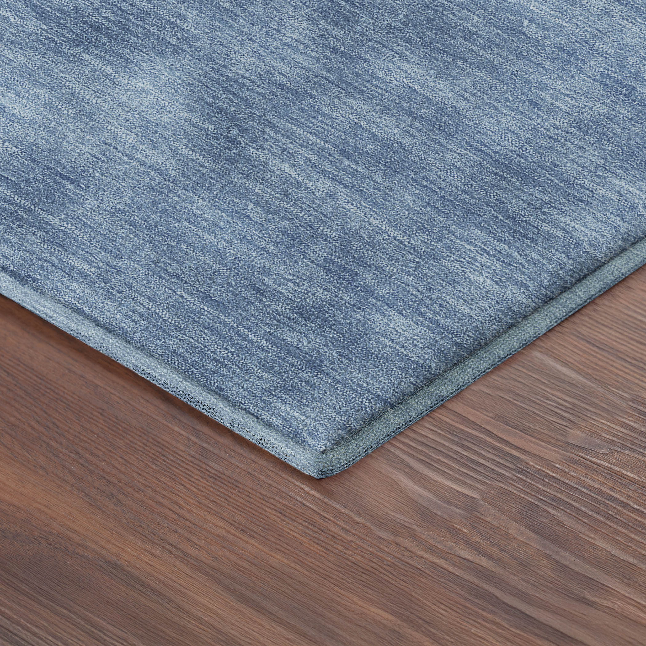 Vienna Machine Washable Transitional Blue Rug 1'8" x 2'6" #shape_Rectangle
