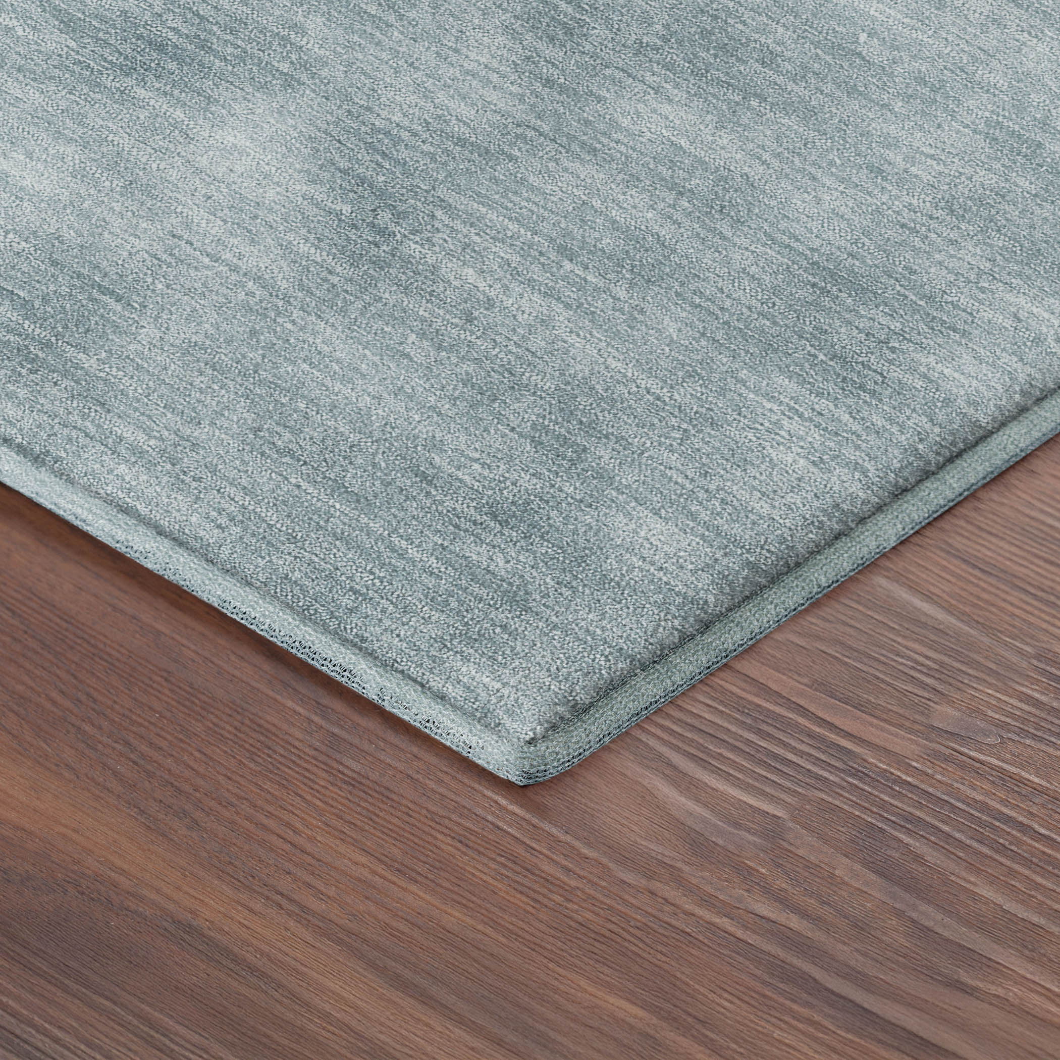 Vienna Machine Washable Transitional Teal Rug 1'8" x 2'6" #shape_Rectangle