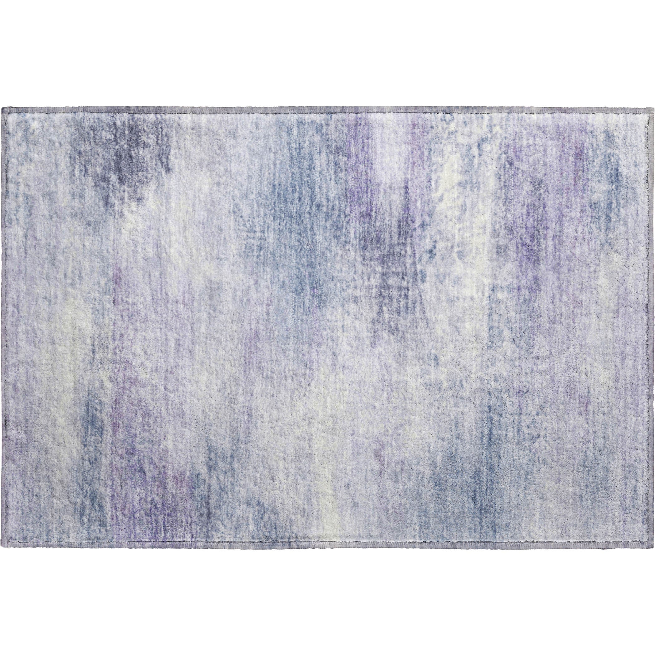 Salzburg Machine Washable Transitional Lavender Purple Rug 1'8" x 2'6" #shape_Rectangle