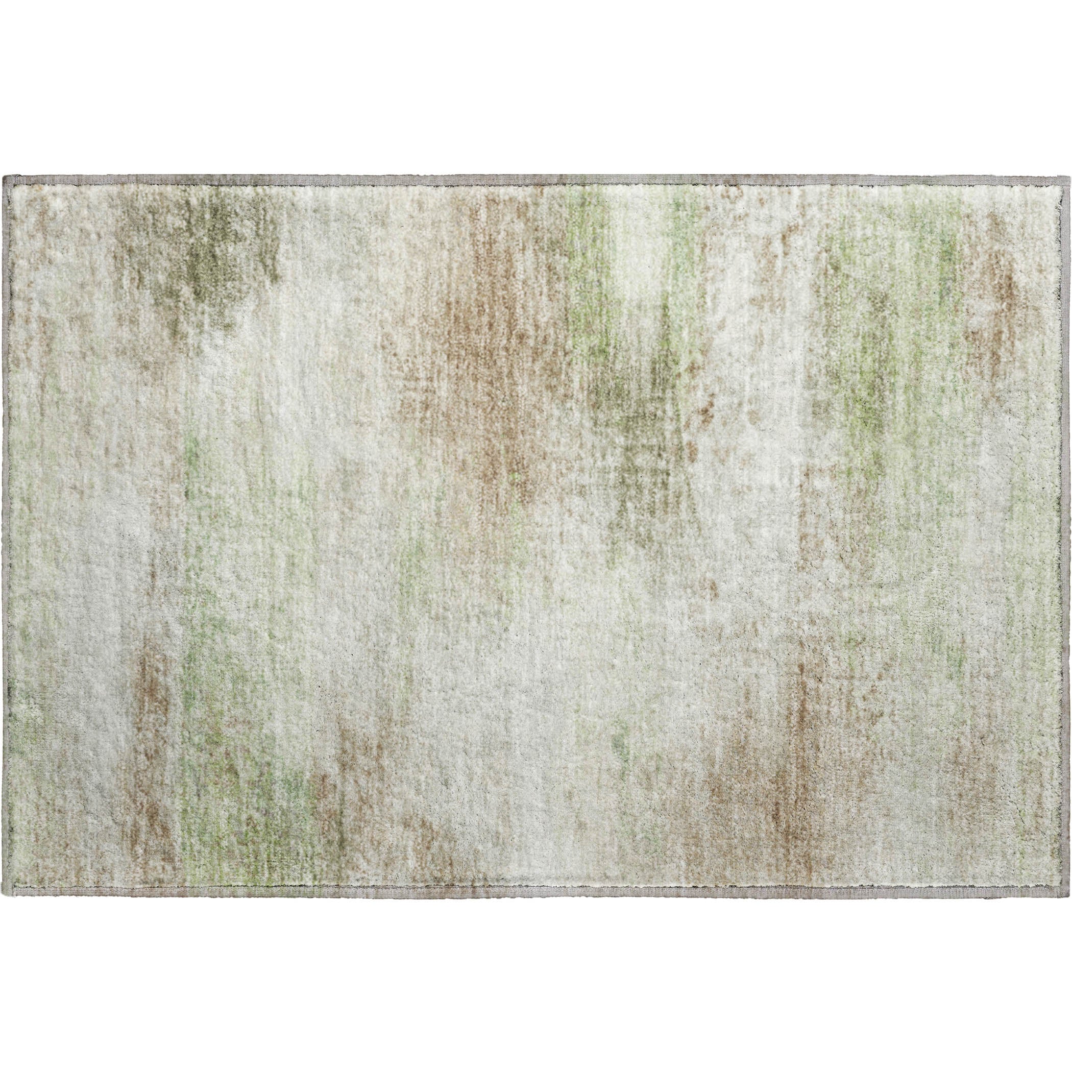 Salzburg Machine Washable Transitional Tan Brown Rug 1'8" x 2'6" #shape_Rectangle