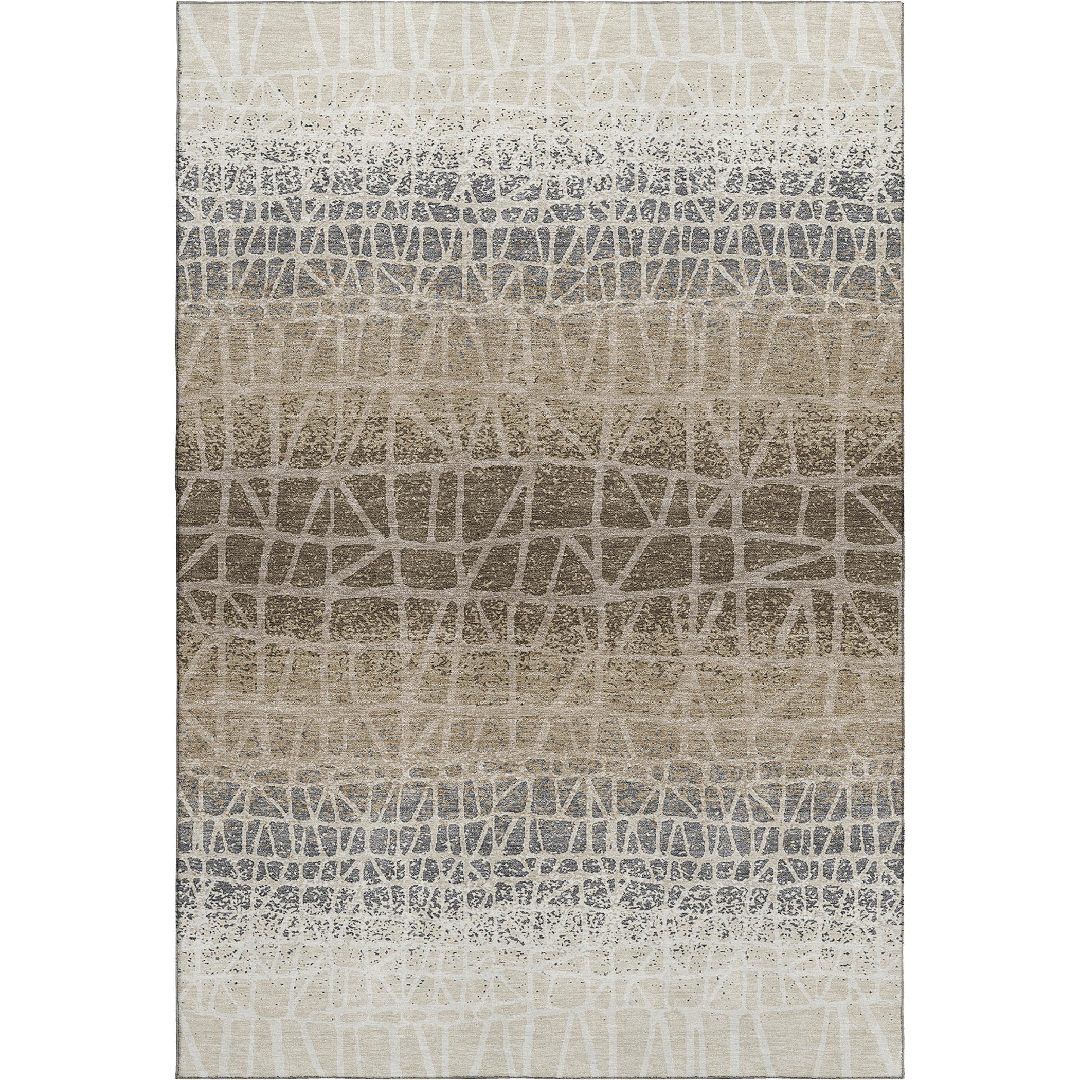 Mdina Machine Washable Transitional Ivory Rug 3' x 5' #shape_Rectangle