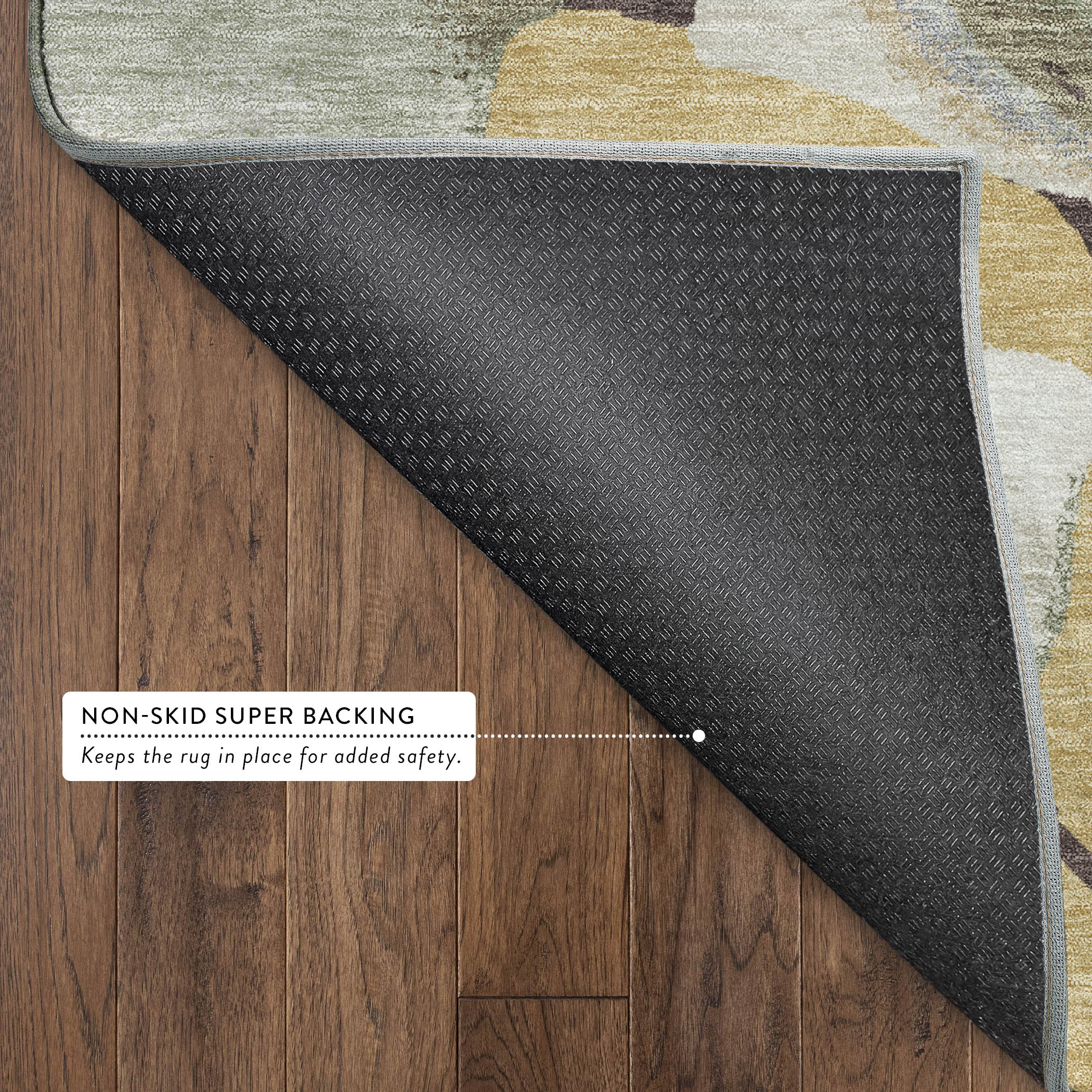 Mostar Machine Washable Transitional Gold Rug 1'8" x 2'6" #shape_Rectangle