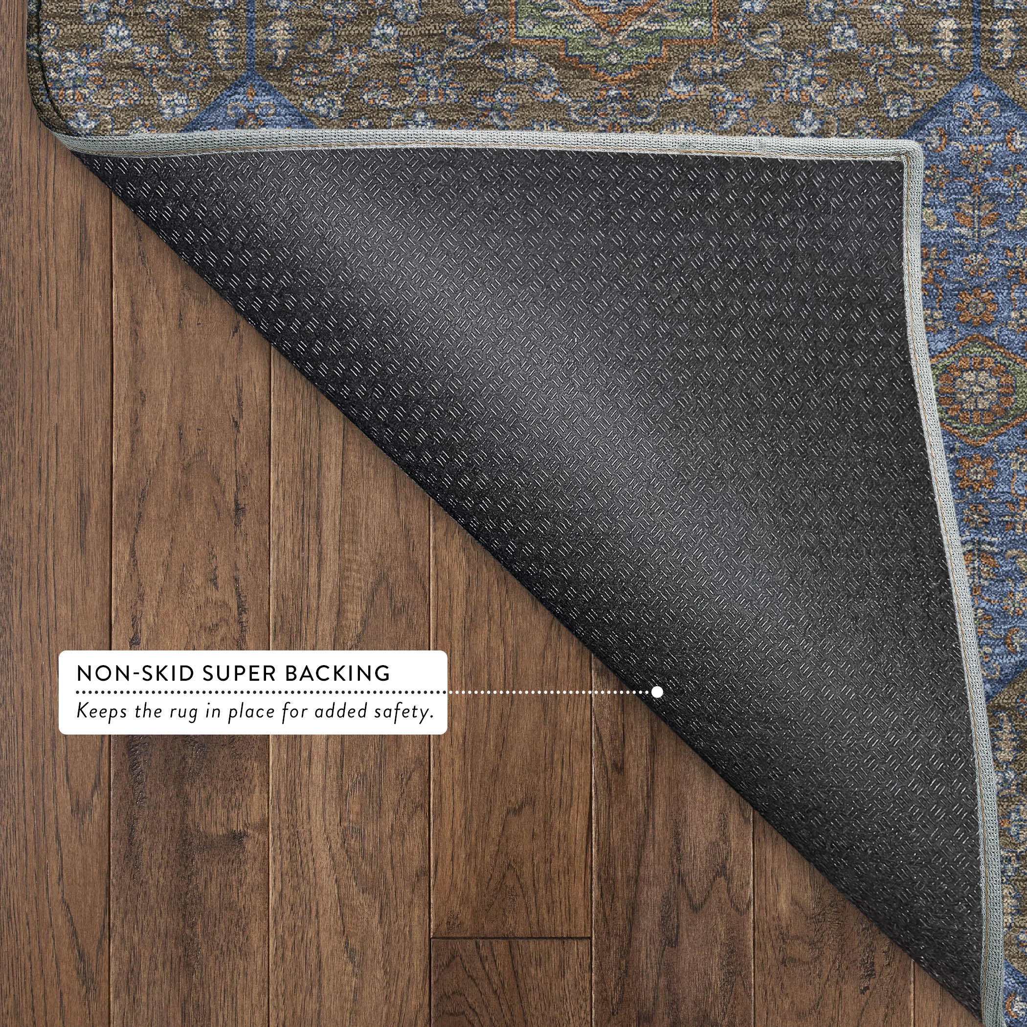 Cairo Machine Washable Contemporary Chocolate Brown Rug 1'8" x 2'6" #shape_Rectangle