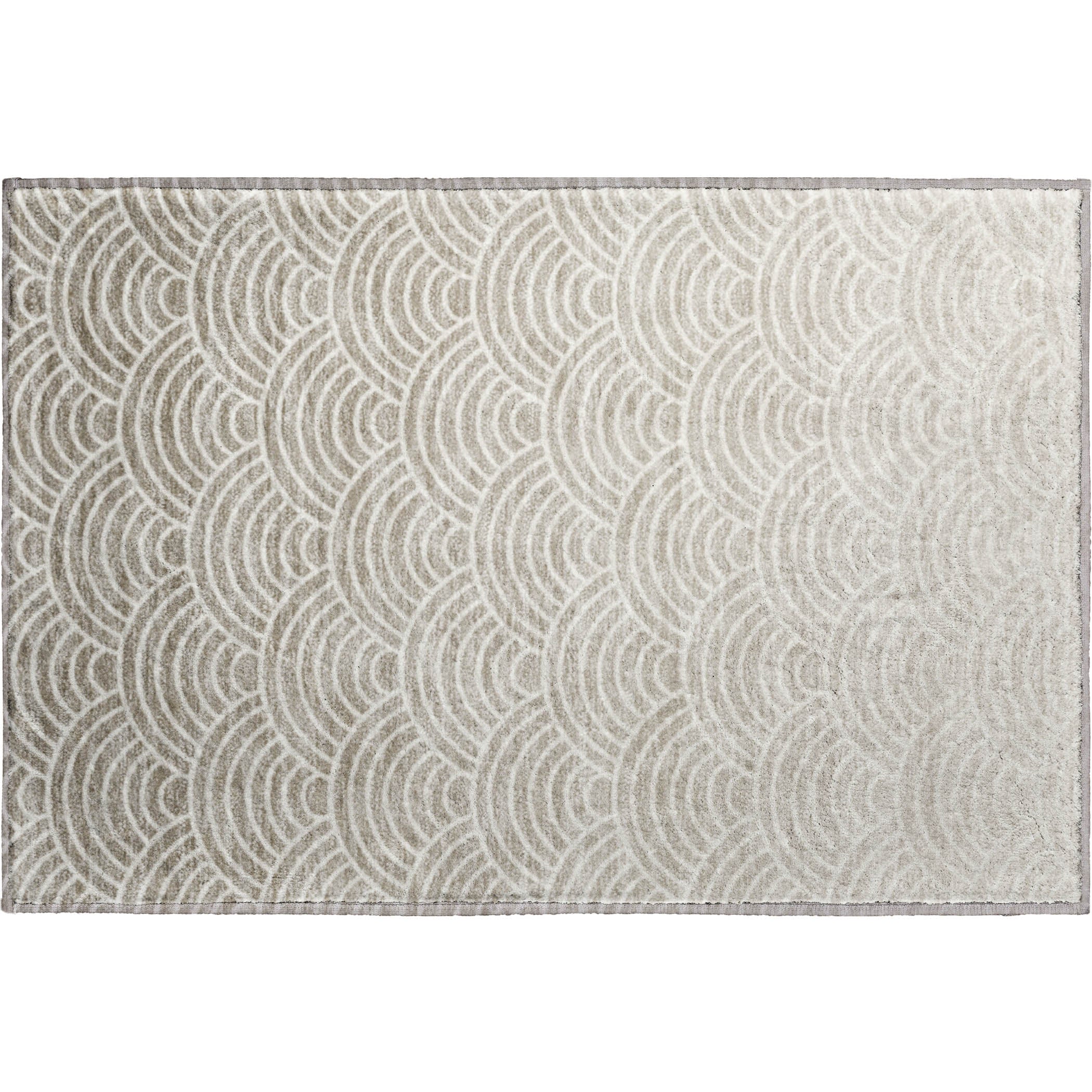 Santorini Machine Washable Transitional Ivory Rug 1'8" x 2'6" #shape_Rectangle