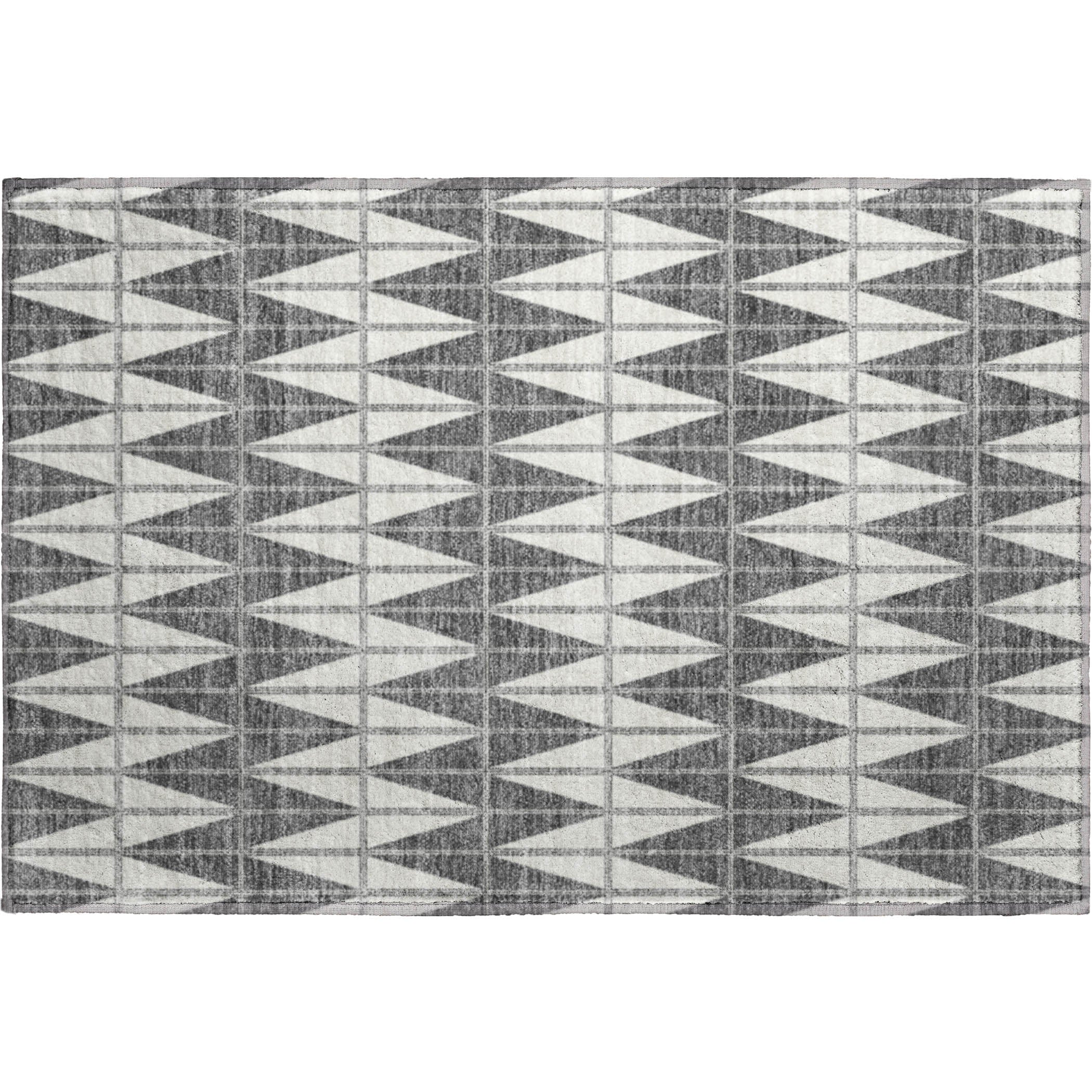 Zanzibar Machine Washable Transitional Ivory Rug 1'8" x 2'6" #shape_Rectangle