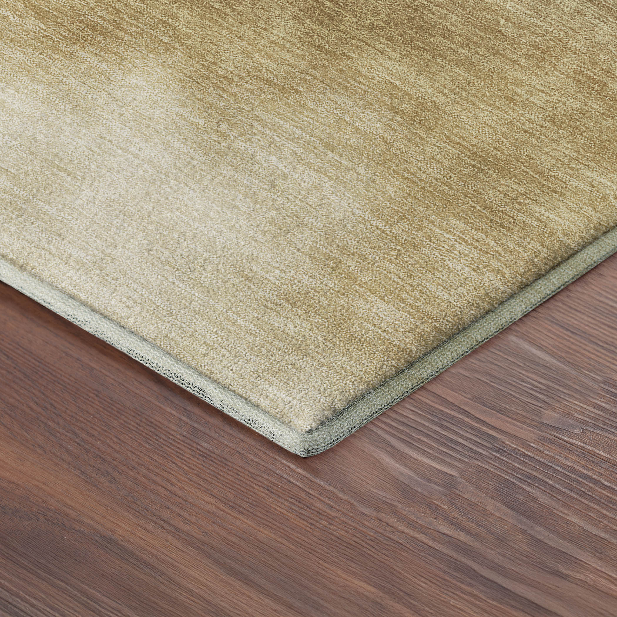 Bangkok Machine Washable Contemporary Honey Gold Rug 1'8" x 2'6" #shape_Rectangle