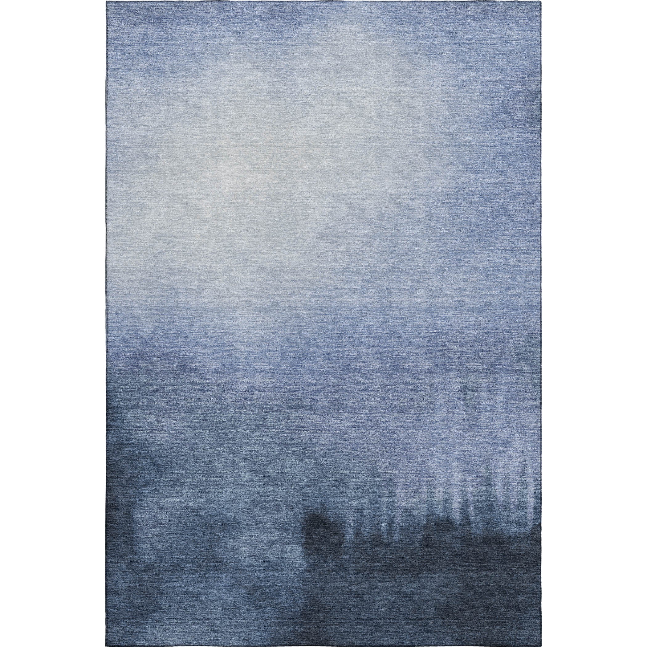 Antigua Machine Washable Transitional Navy Blue Rug 3' x 5' #shape_Rectangle