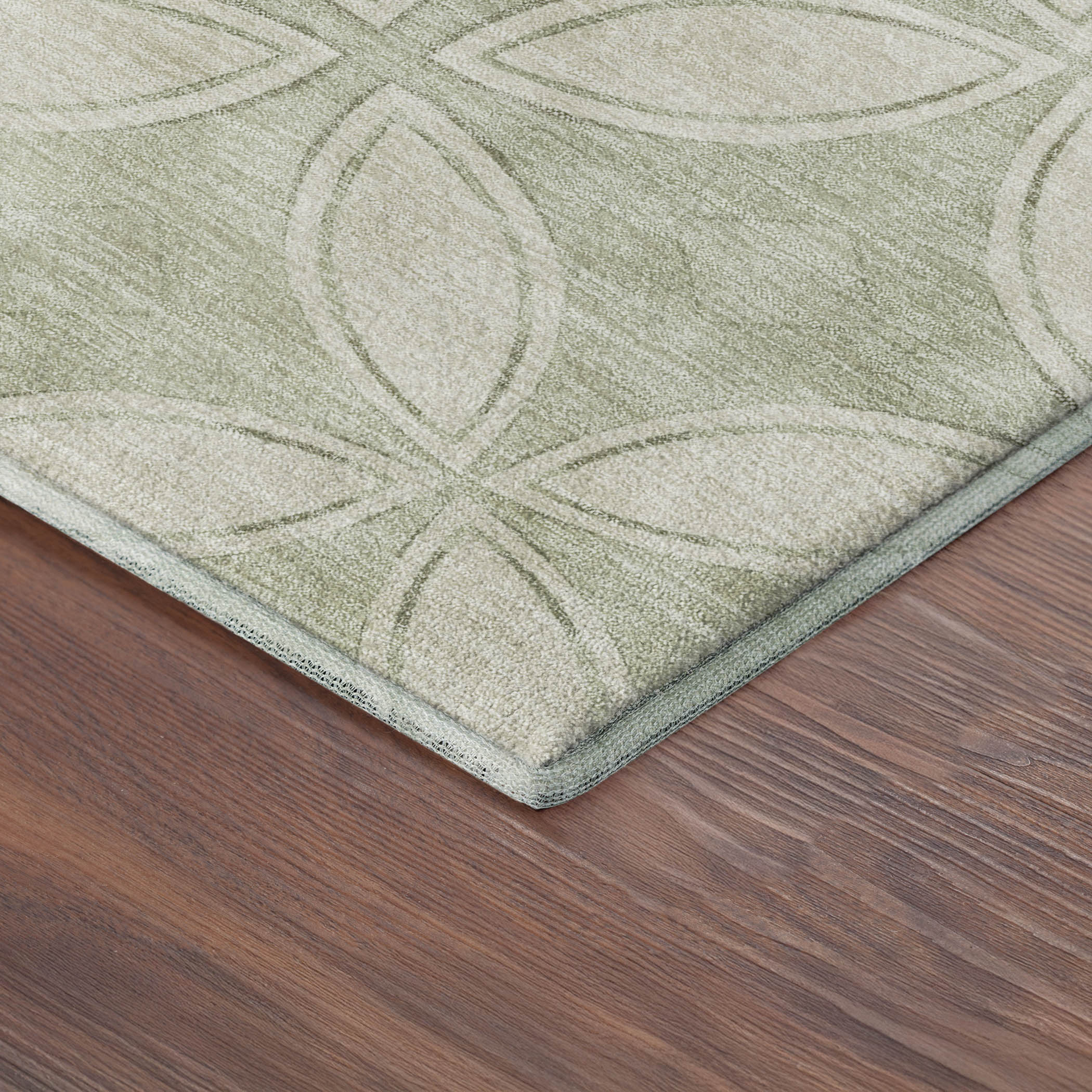 Chiang Mai Machine Washable Transitional Beige Brown Rug 1'8" x 2'6" #shape_Rectangle