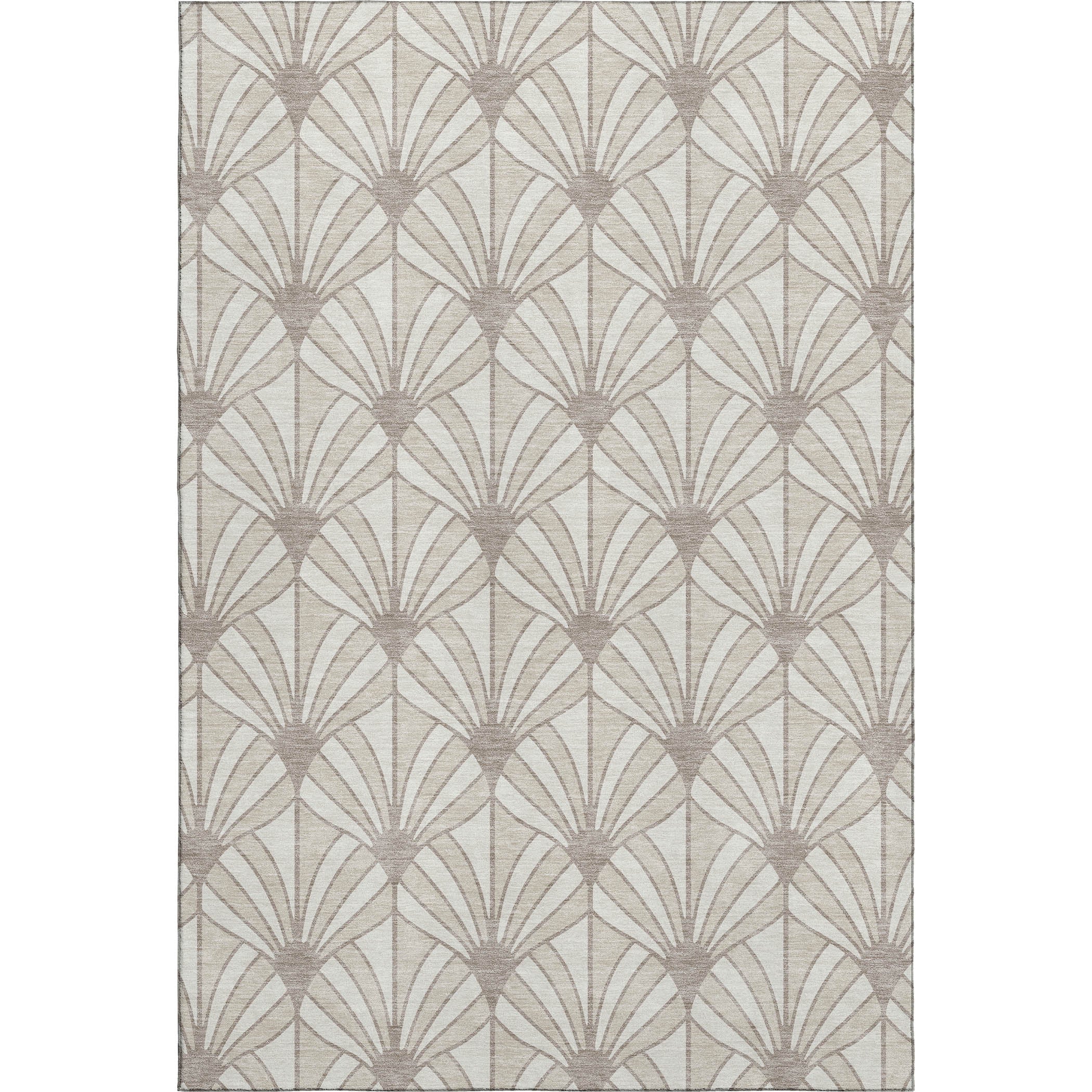 Zanzibar Machine Washable Transitional Ivory Rug 3' x 5' #shape_Rectangle