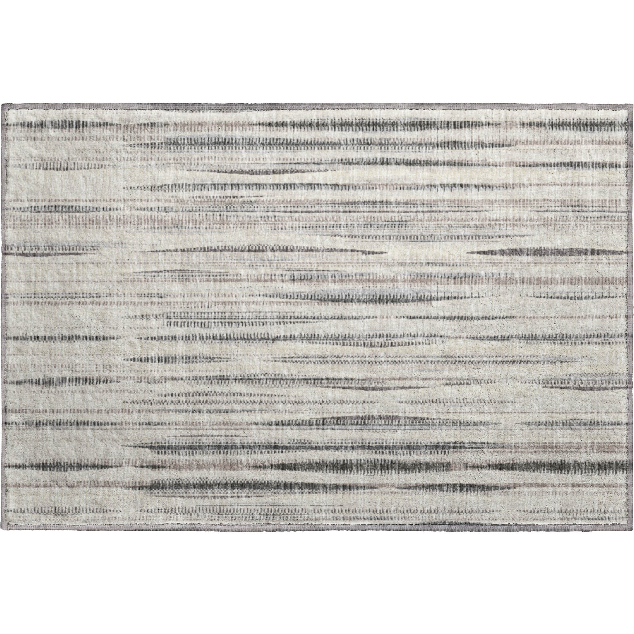 Montevideo Machine Washable Transitional Beige Ivory Rug 1'8" x 2'6" #shape_Rectangle
