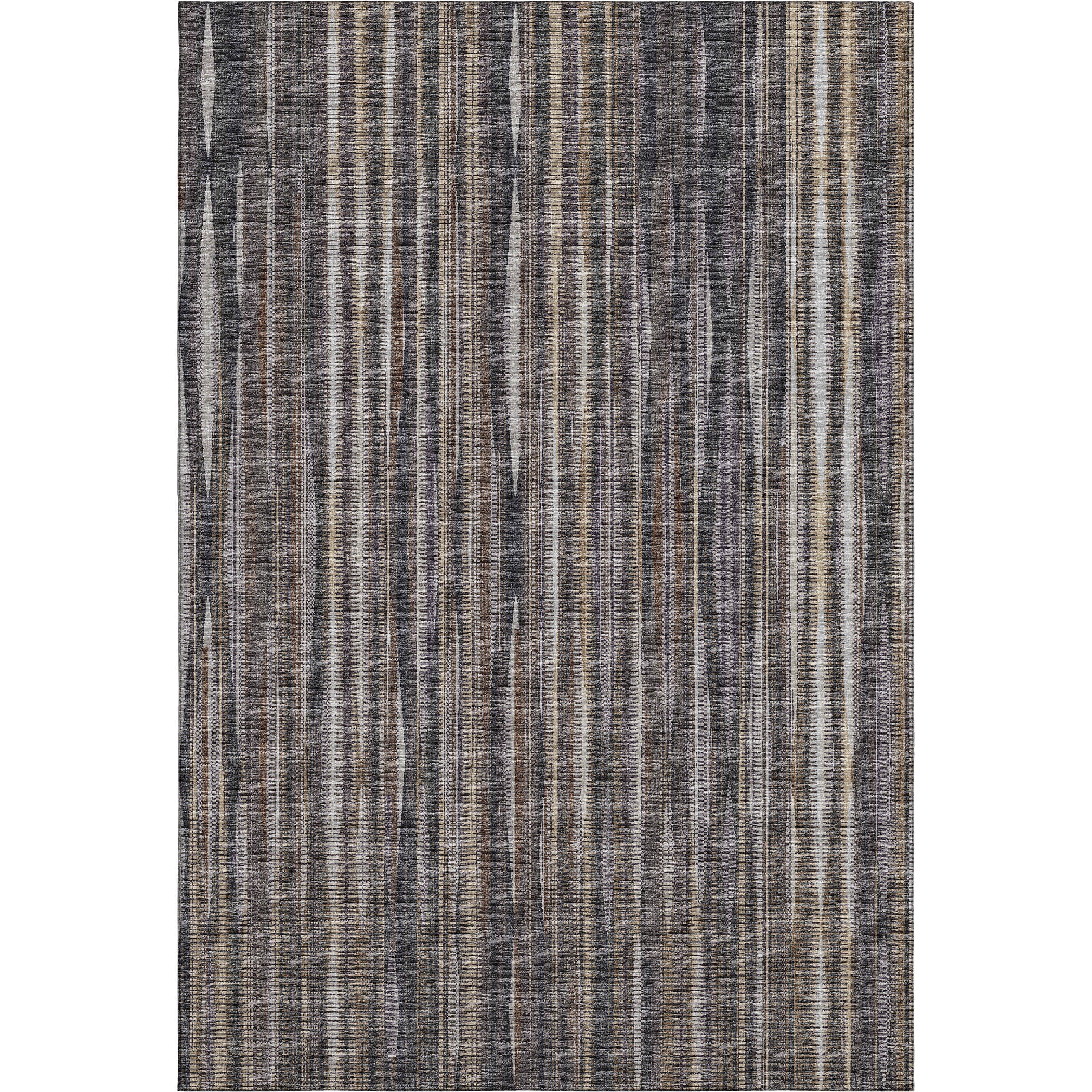 Montevideo Machine Washable Transitional Brown Chocolate Rug 2'6" x 3'10" #shape_Rectangle
