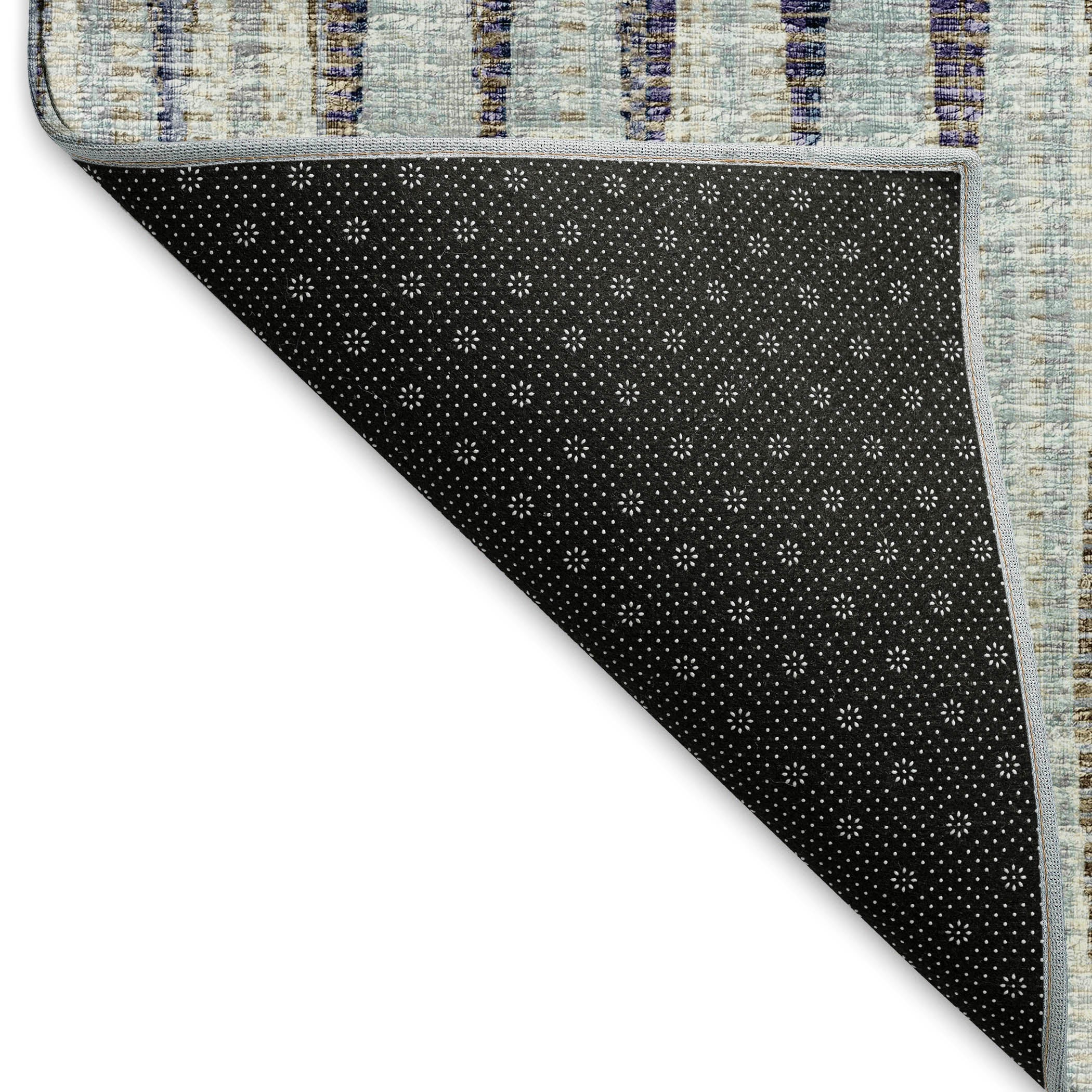 Montevideo Machine Washable Transitional Ocean Blue Rug 1'8" x 2'6" #shape_Rectangle