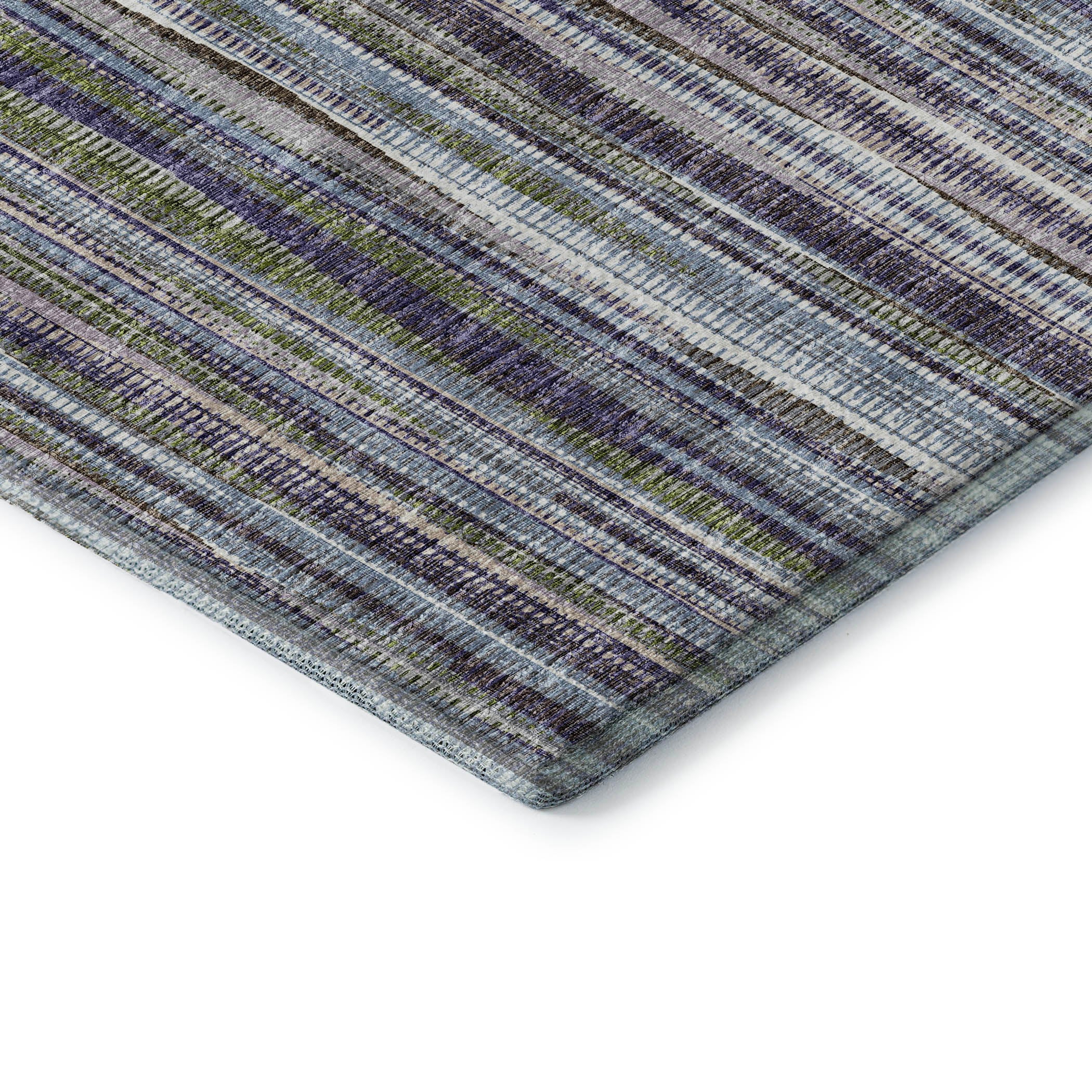 Montevideo Machine Washable Transitional Plum Purple Rug 1'8" x 2'6" #shape_Rectangle