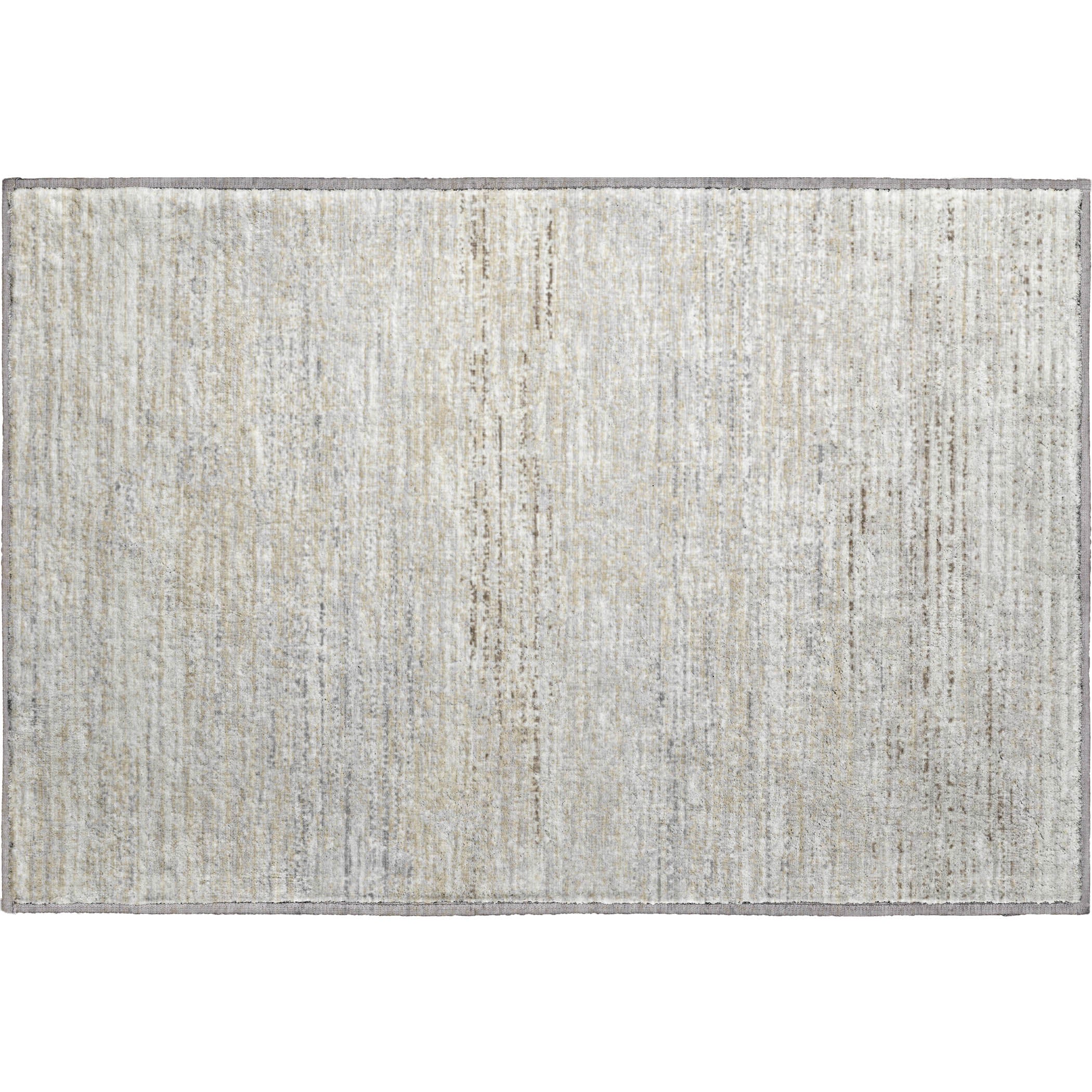 Porto Machine Washable Transitional Beige Ivory Rug 1'8" x 2'6" #shape_Rectangle