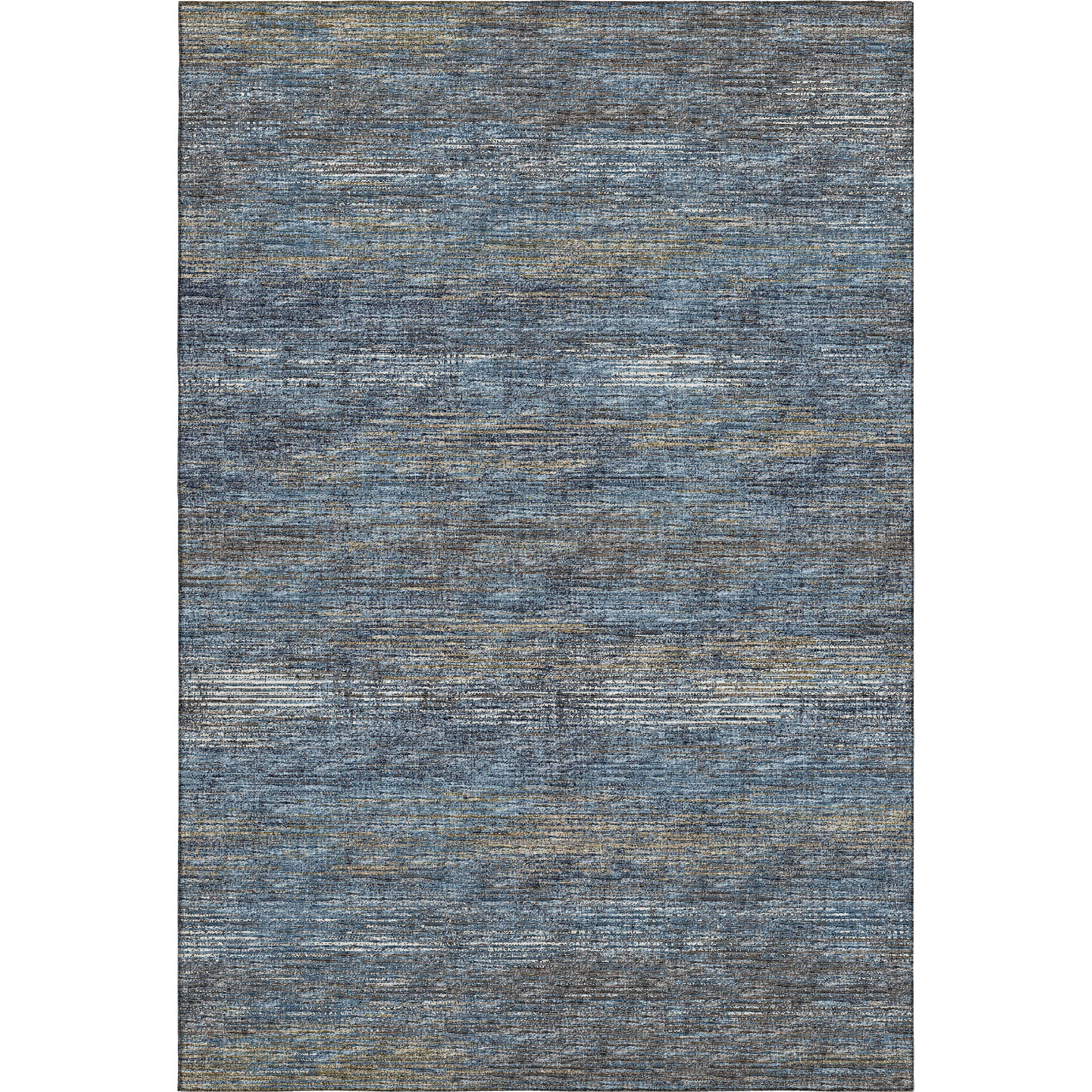 Porto Machine Washable Transitional Blue Navy Rug 2'6" x 3'10" #shape_Rectangle