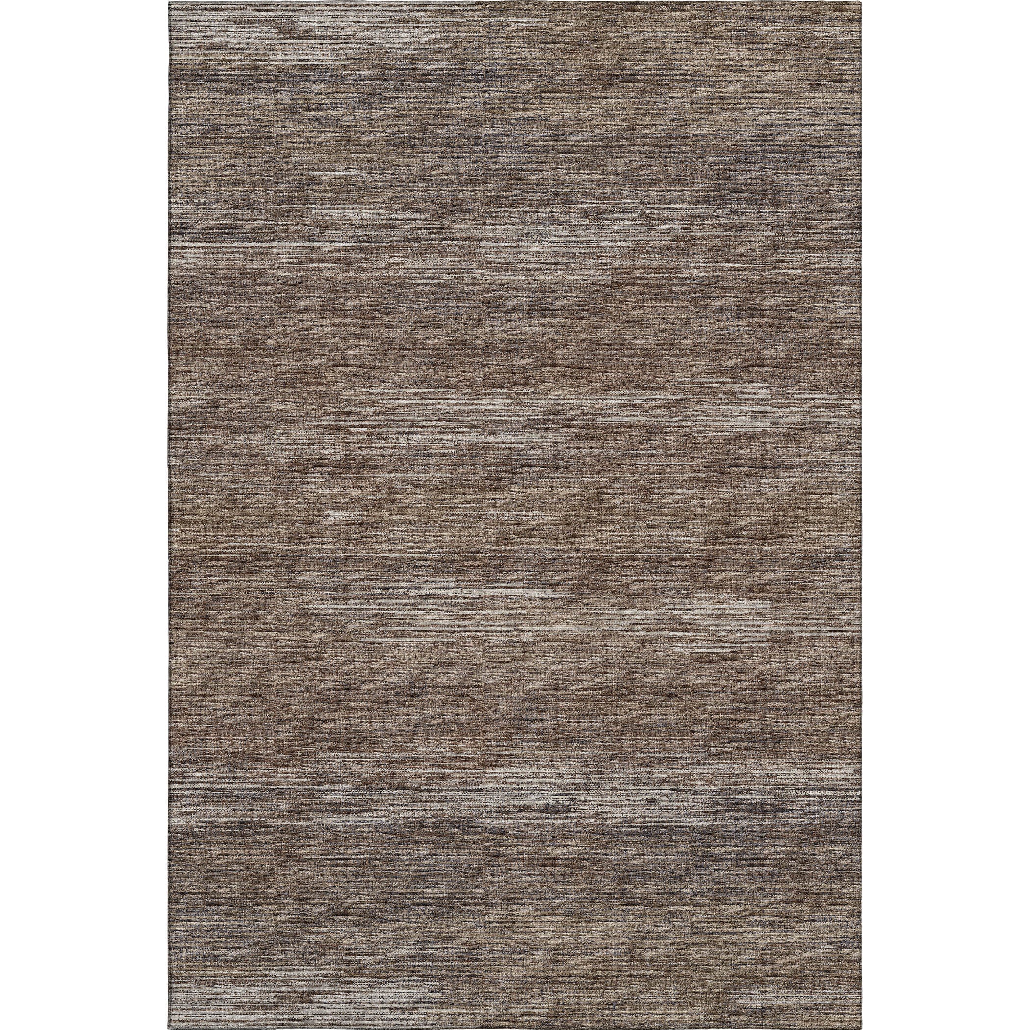 Porto Machine Washable Transitional Brown Chocolate Rug 2'6" x 3'10" #shape_Rectangle