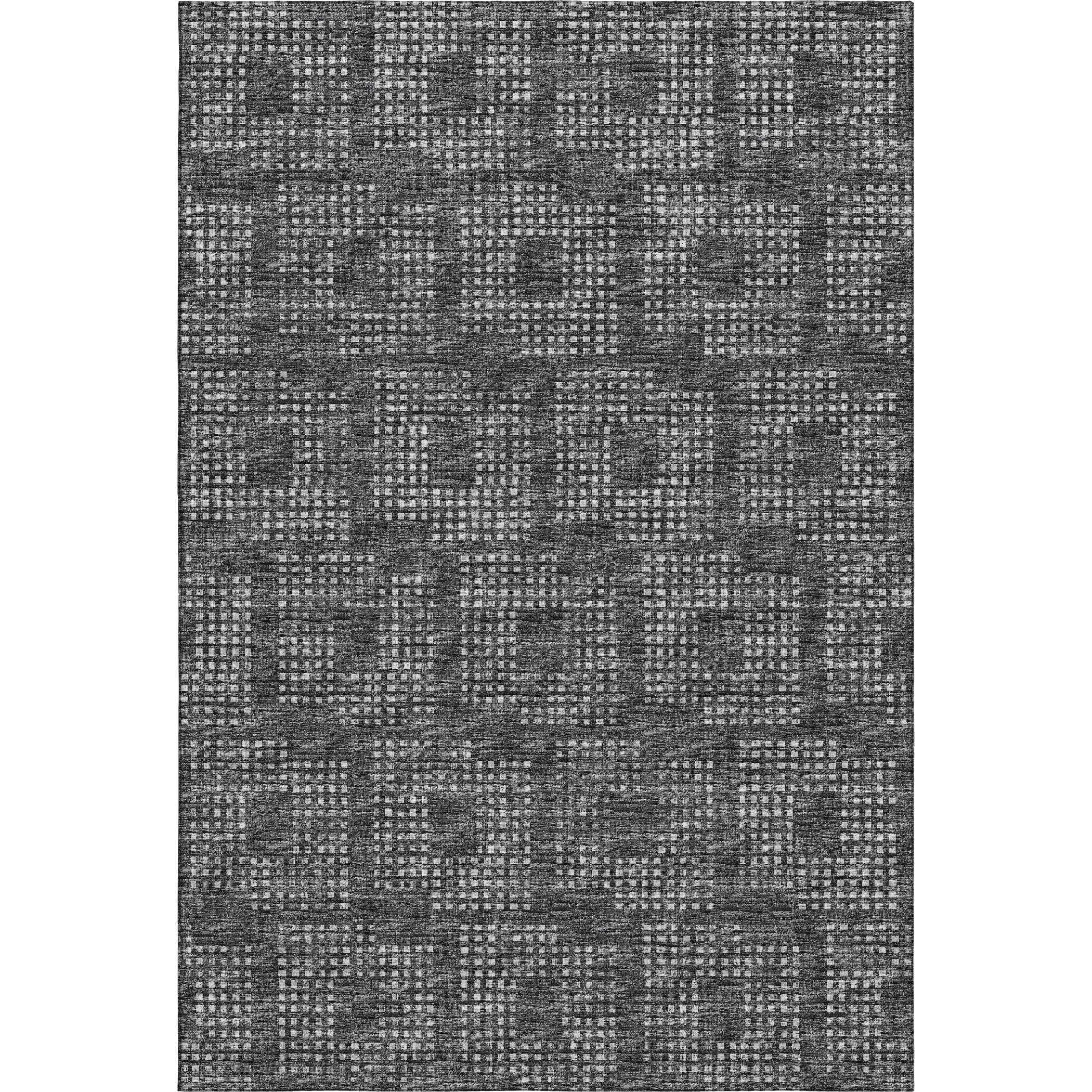 Ghent Machine Washable Transitional Black Rug 2'6" x 3'10" #shape_Rectangle