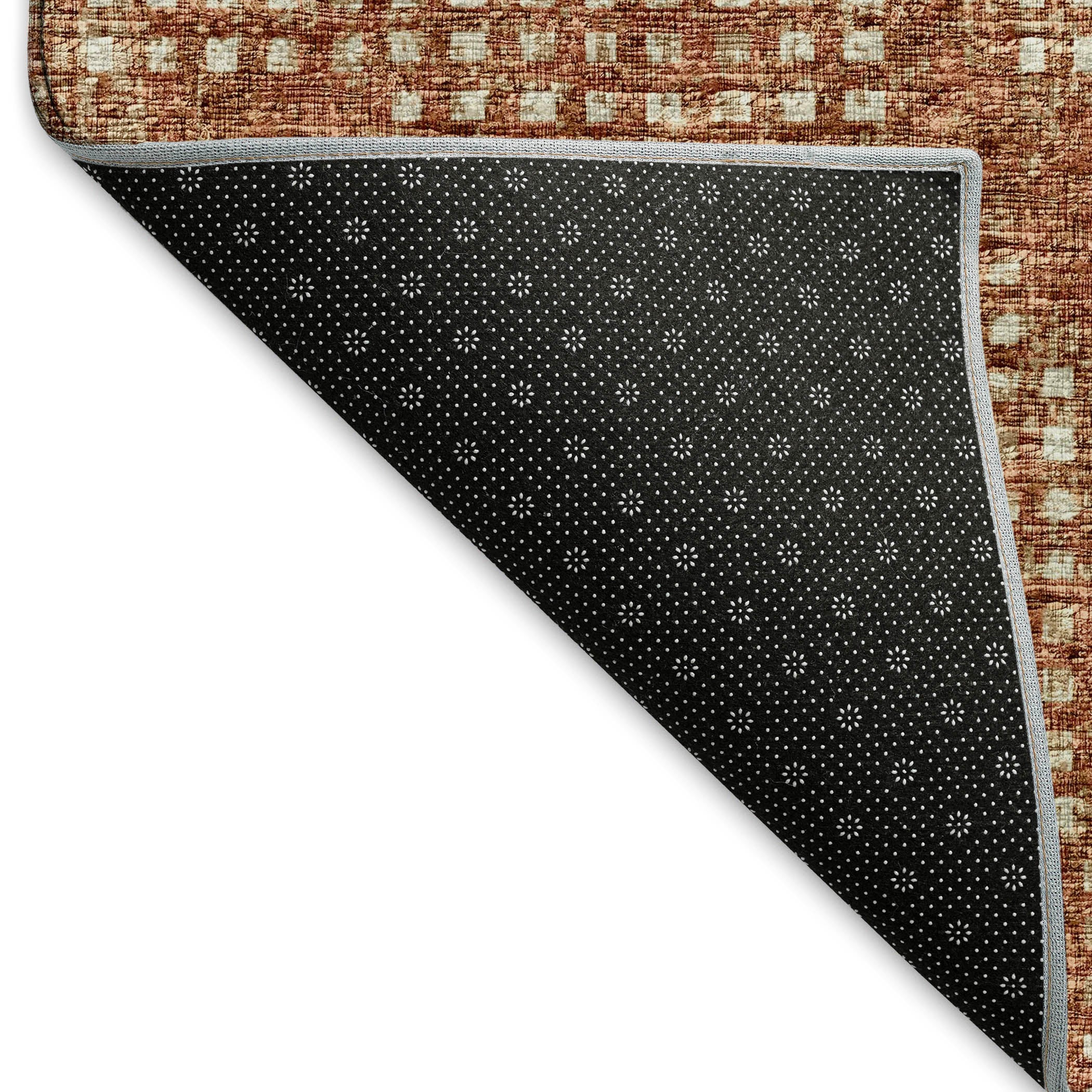 Ghent Machine Washable Transitional Canyon Paprika Rug 1'8" x 2'6" #shape_Rectangle