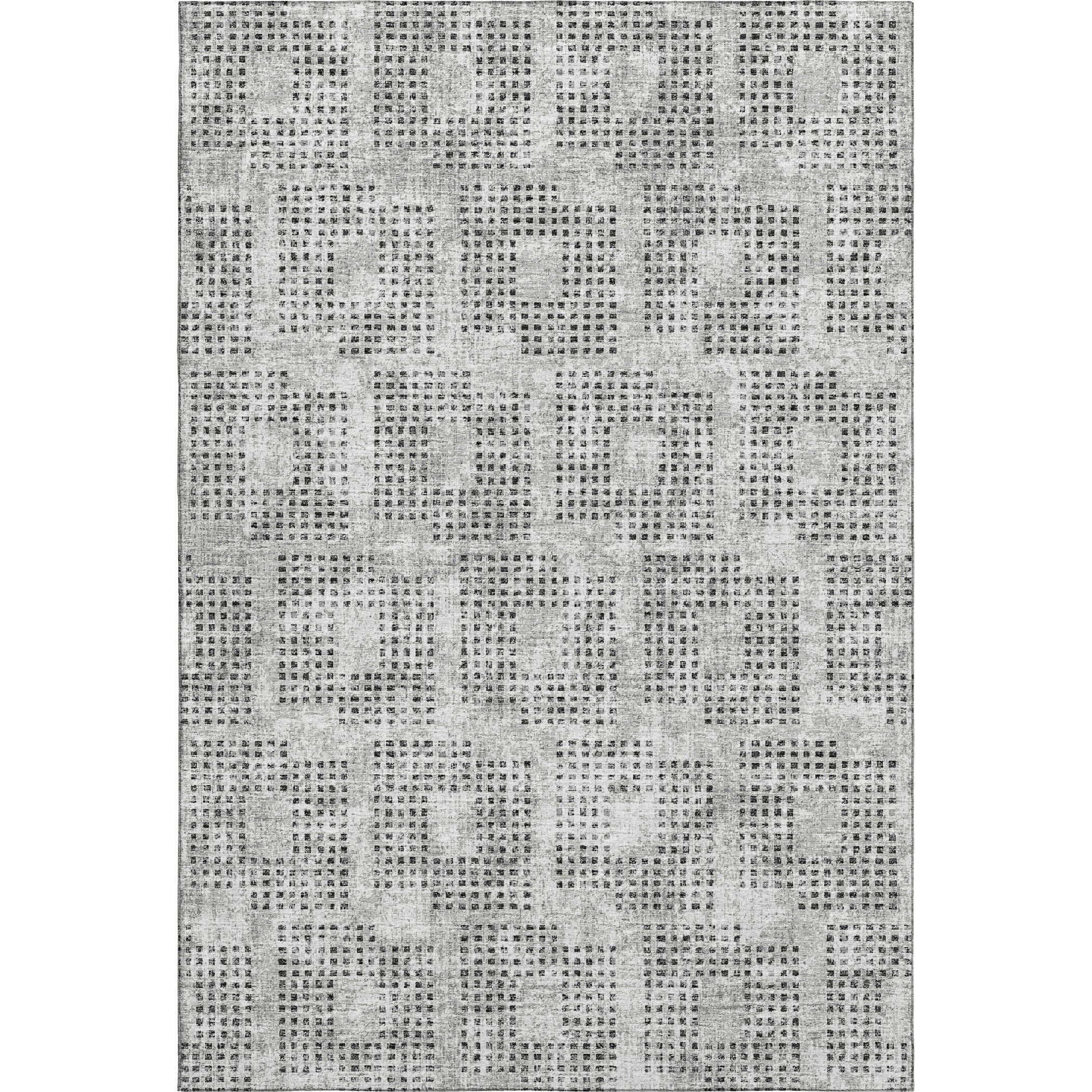 Ghent Machine Washable Transitional Gray Rug 2'6" x 3'10" #shape_Rectangle
