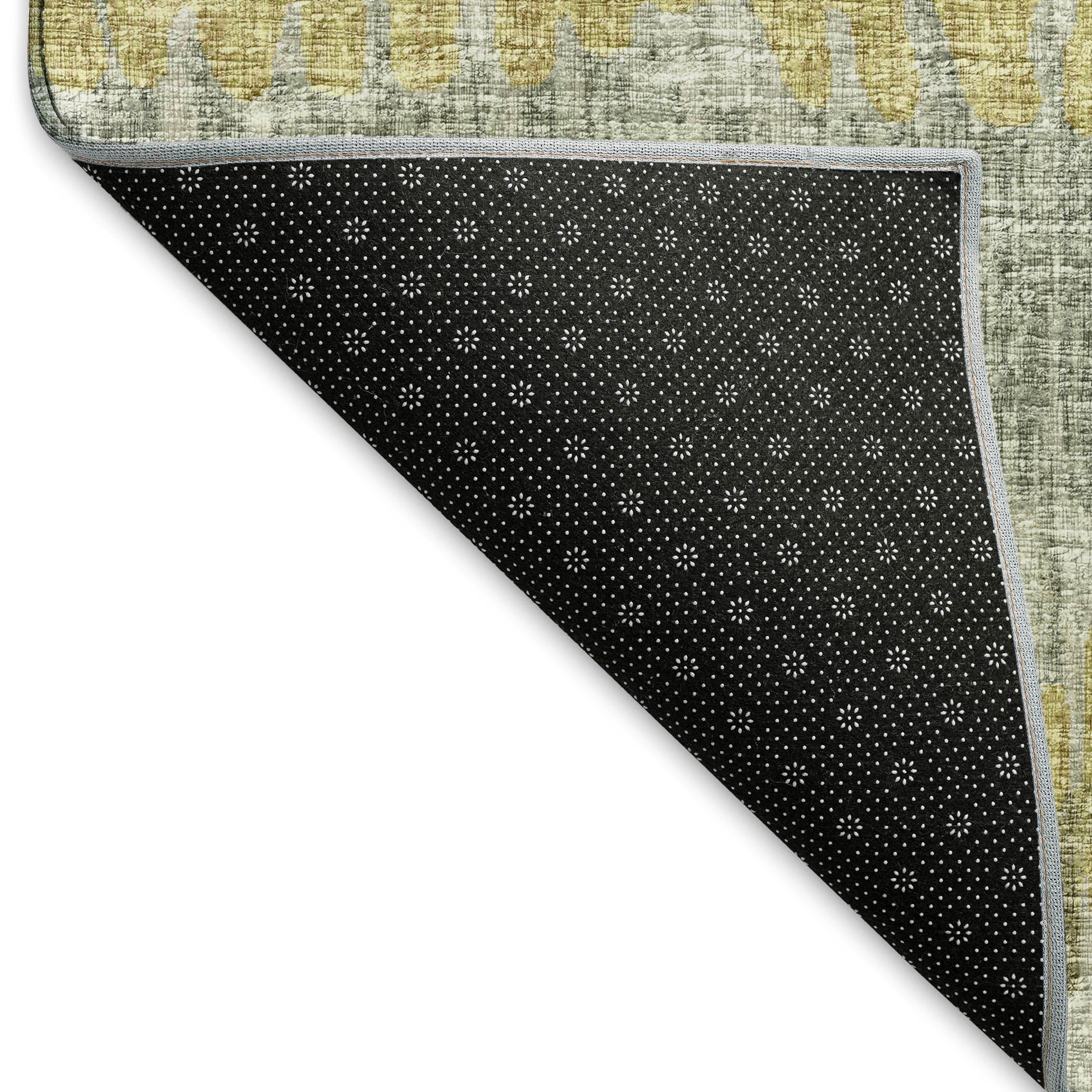 Sarajevo Machine Washable Transitional Sage Taupe Rug 1'8" x 2'6" #shape_Rectangle