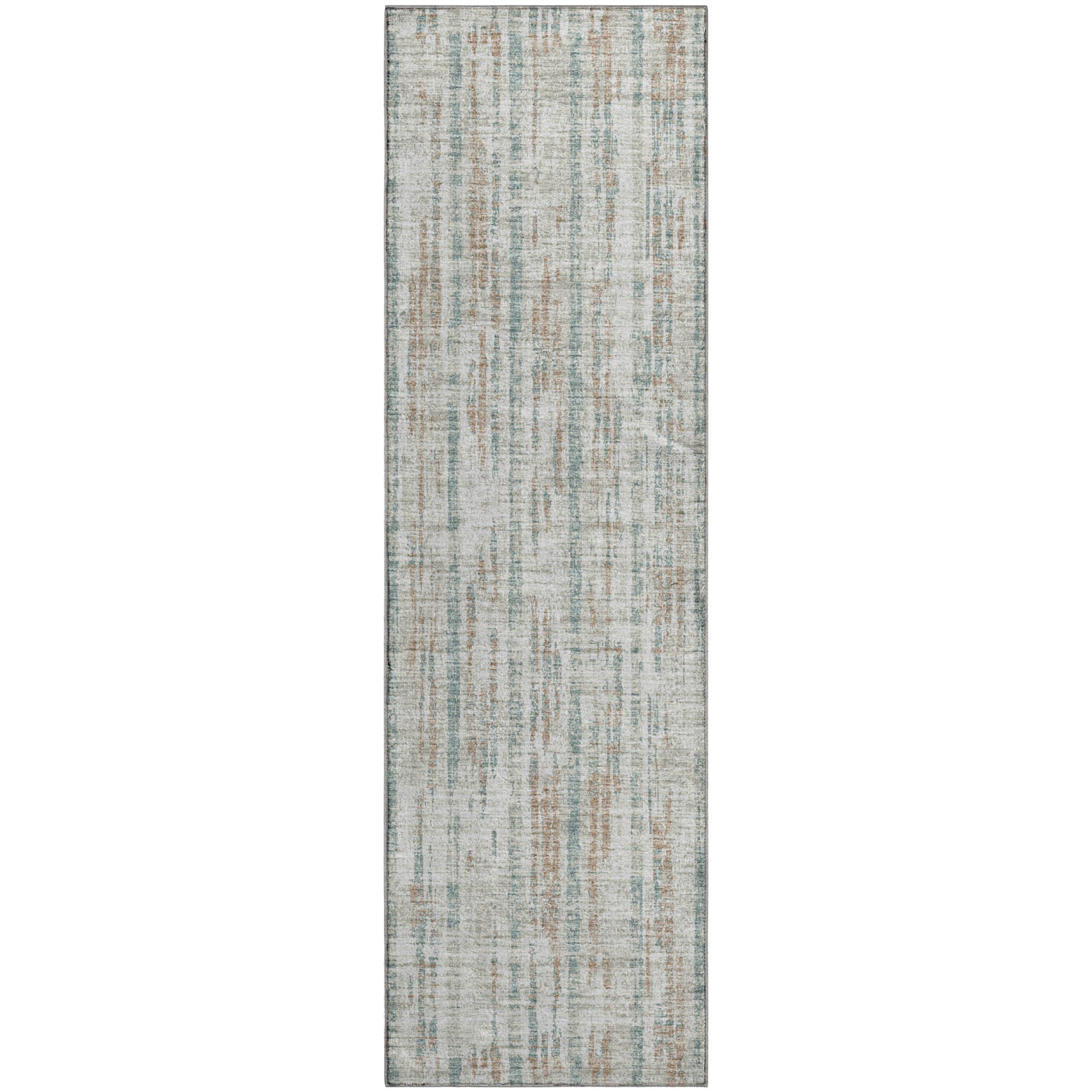 Zanzibar Machine Washable Transitional Ivory Rug 2'3" x 7'6" #shape_Runner
