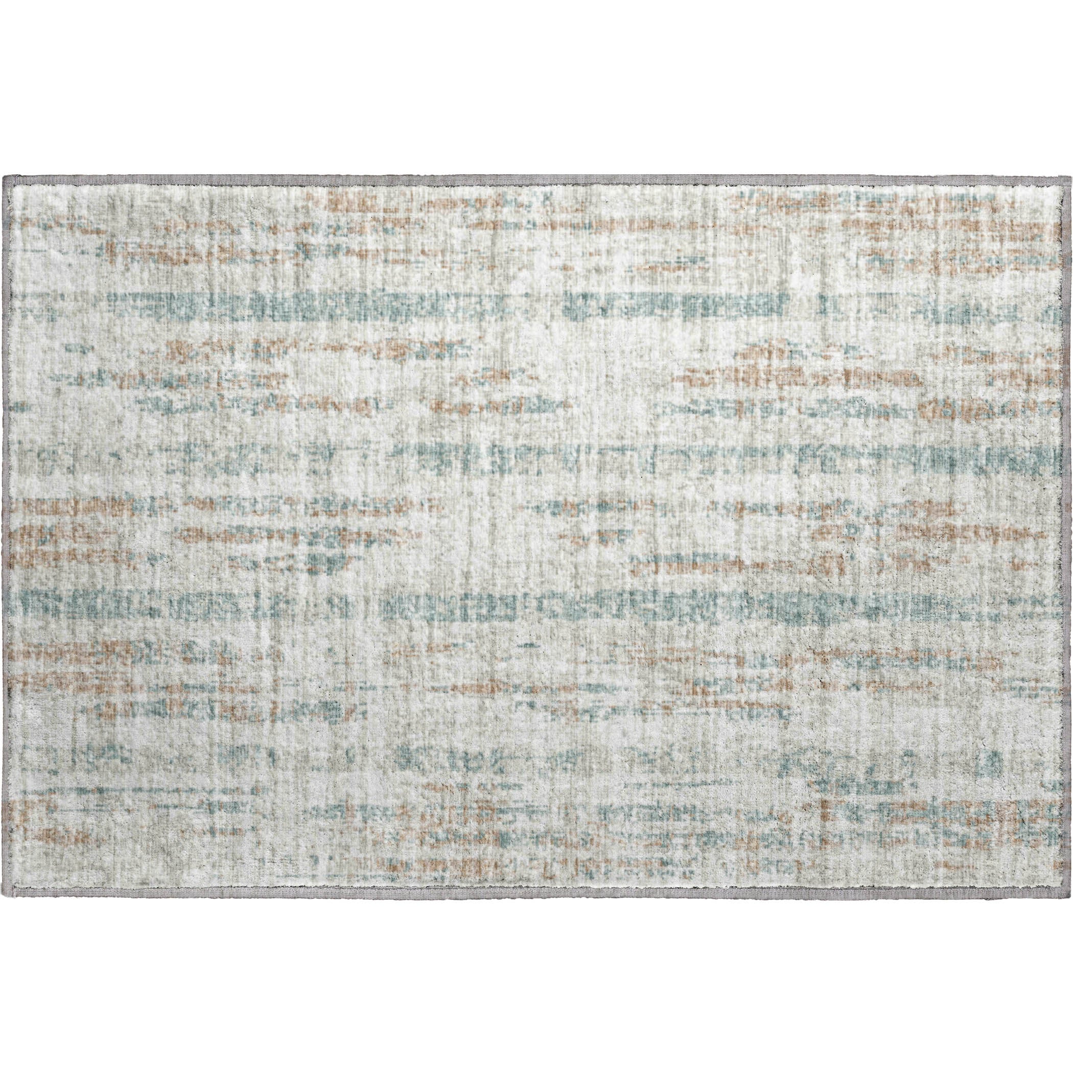 Zanzibar Machine Washable Transitional Ivory Rug 1'8" x 2'6" #shape_Rectangle