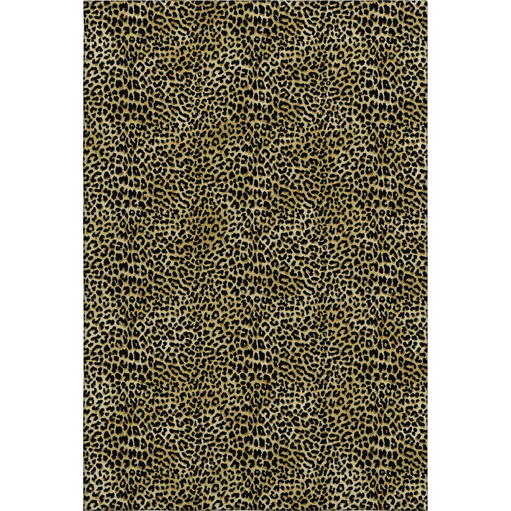 Bogota Machine Washable Animal Skin Pattern Gilded Gold Rug 2'6" x 3'10" #shape_Rectangle