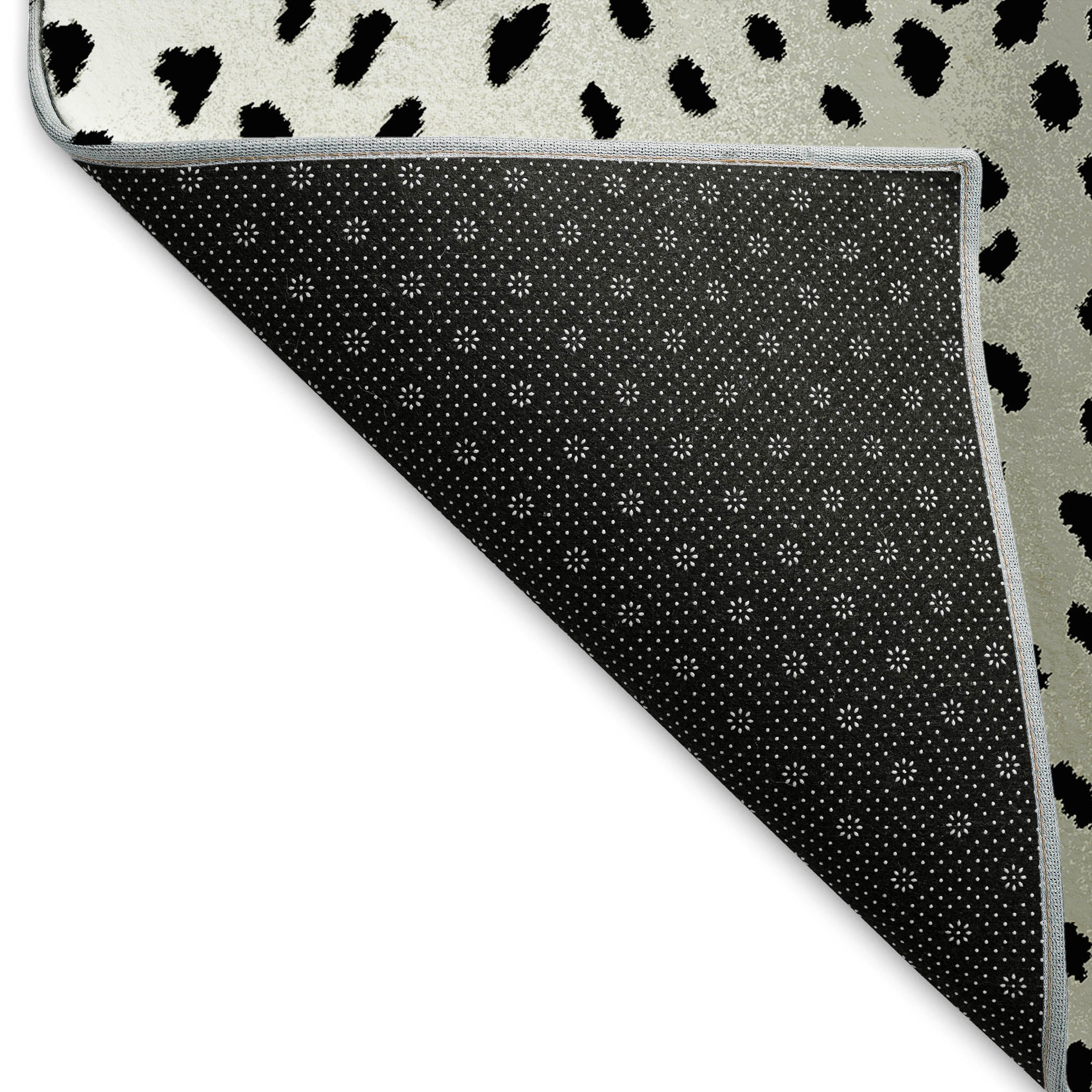 Valletta Machine Washable Animal Skin Pattern Pearl Ivory Rug 1'8" x 2'6" #shape_Rectangle