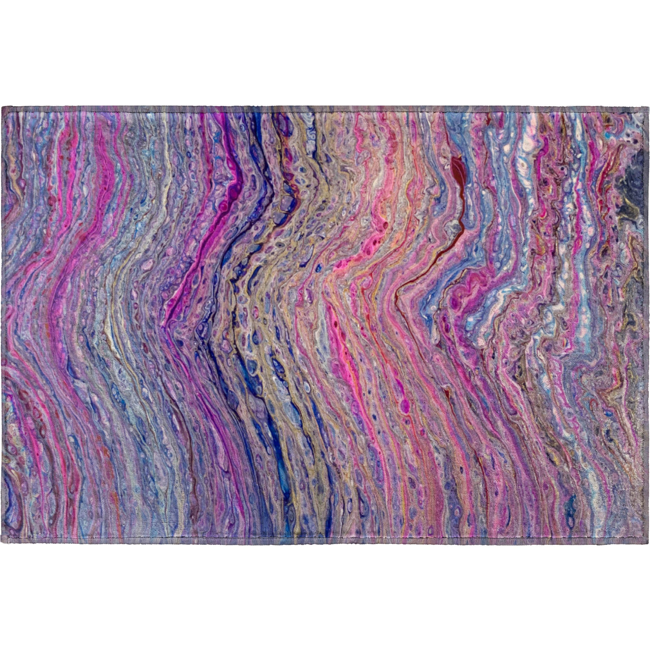 Zanzibar Machine Washable Contemporary Flirt Multi Rug 1'8" x 2'6" #shape_Rectangle